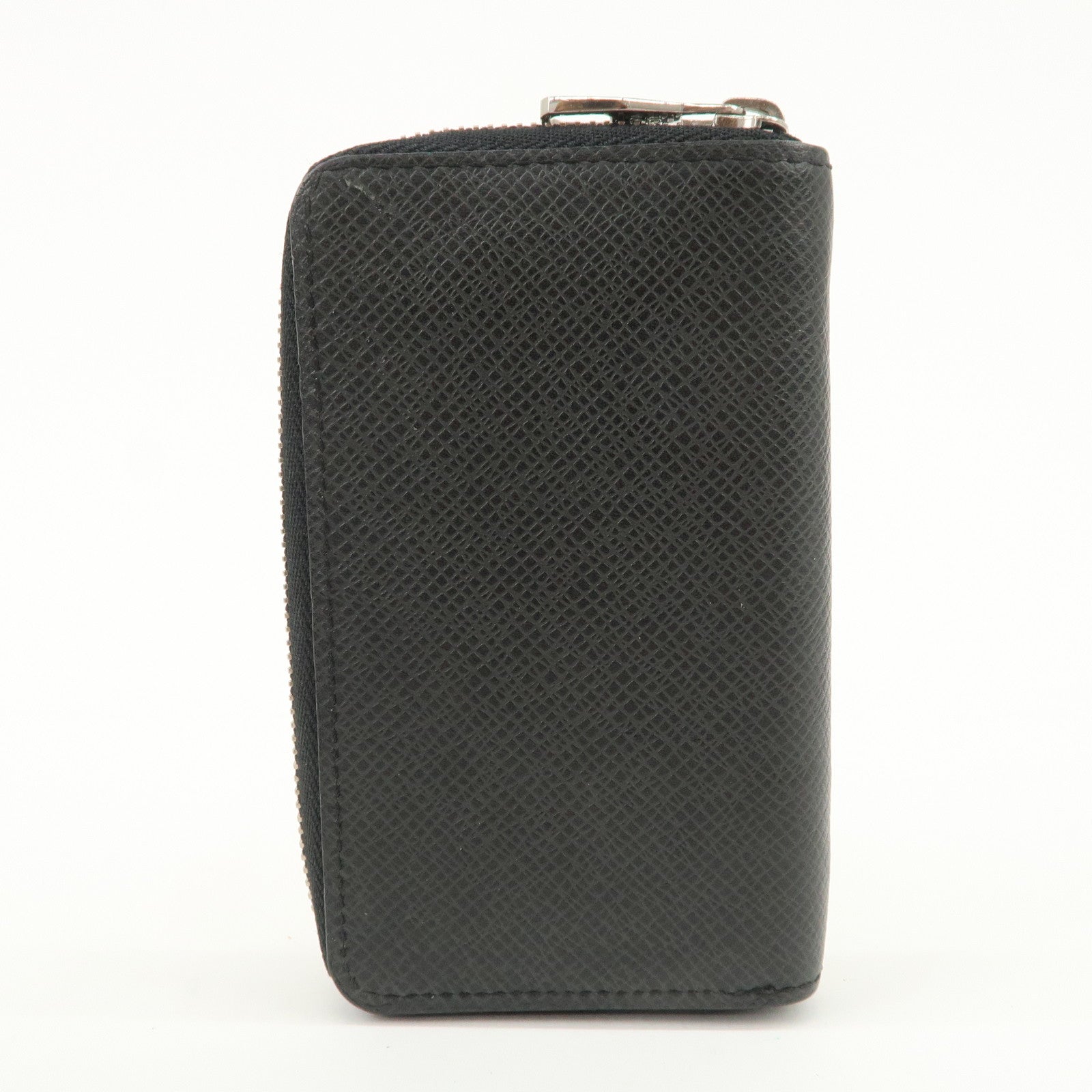Louis Vuitton Taiga Zippy Coin Purse Coin Case Noir M30511