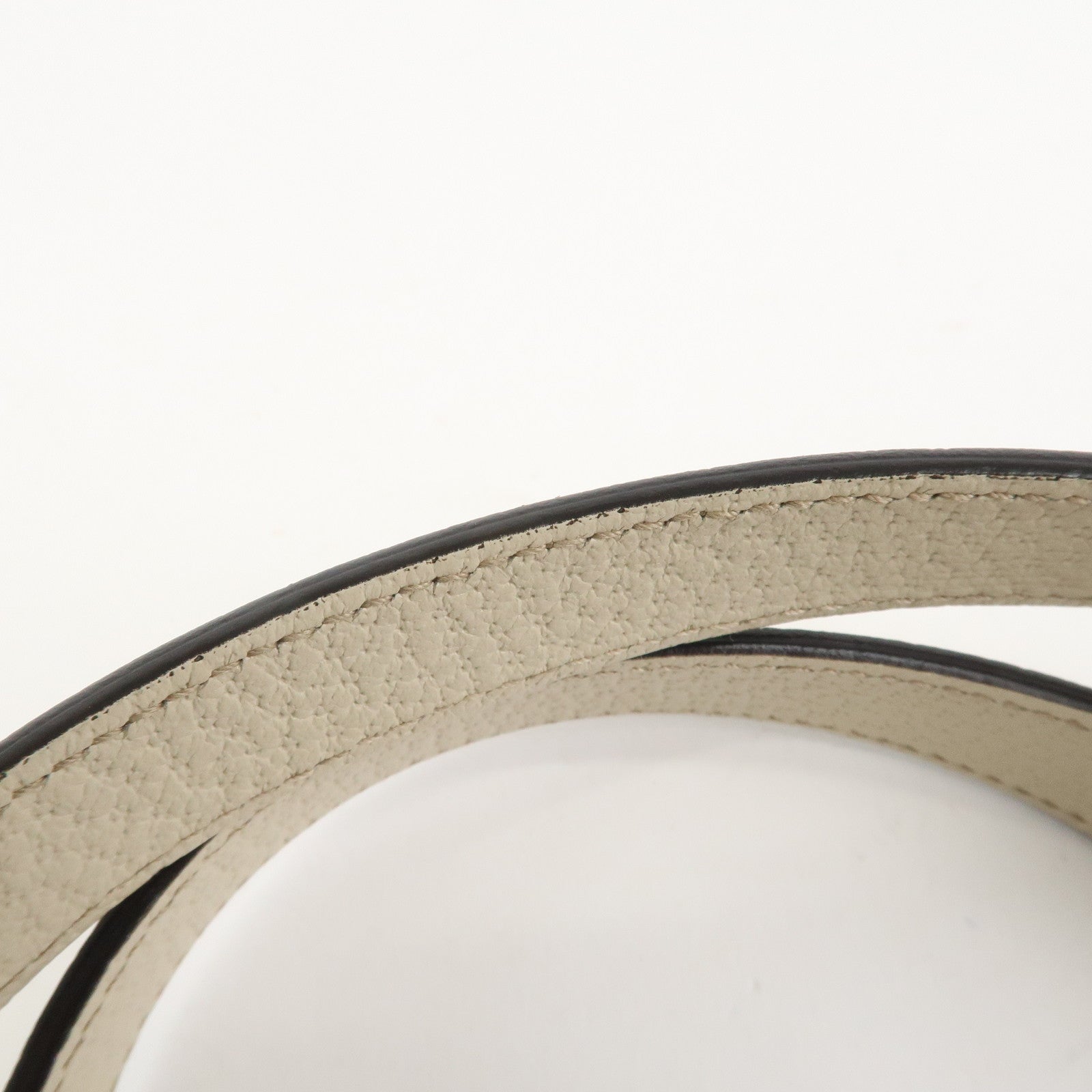 GUCCI Abbey GG Canvas Leather Tote Bag Hand Bag Brown Ivory 141470