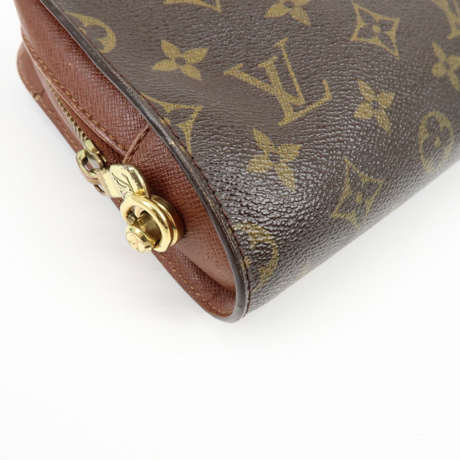 Louis Vuitton Monogram Orsay Clutch Bag Pouch Brown M51790