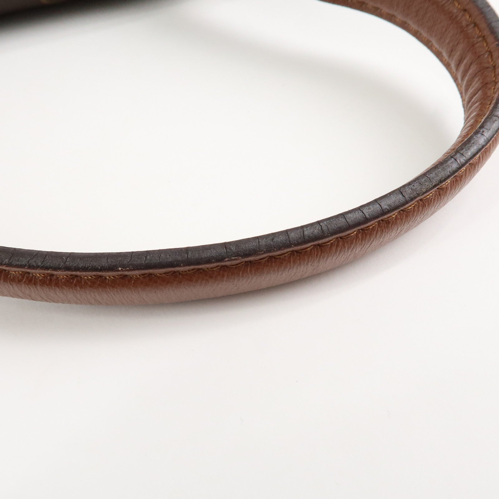 Louis Vuitton Monogram Canvas Malesherbes Hand Bag Brown M51379 Used