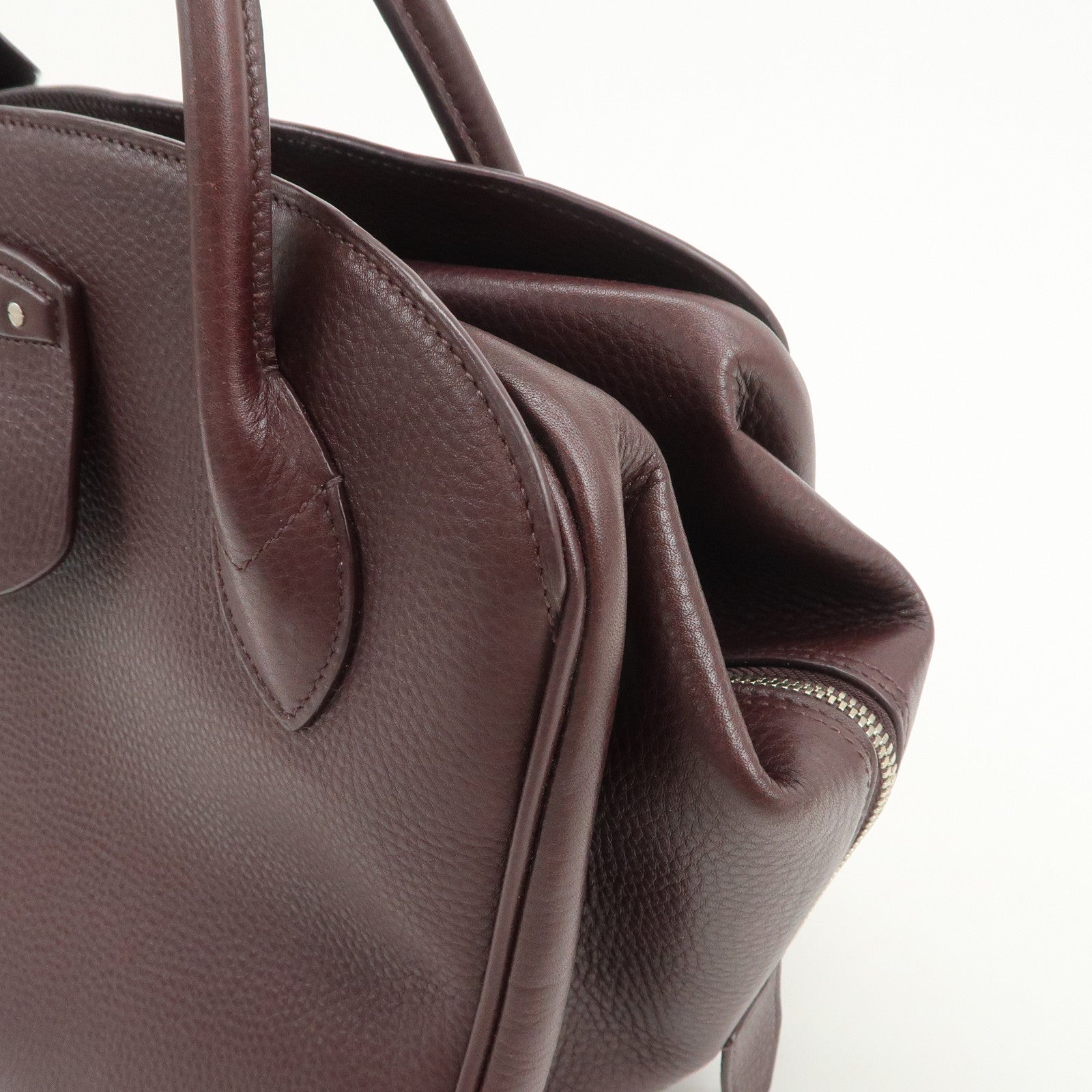 Louis Vuitton Taurillon Mirabilis SPO Hand Bag Cassis M93859