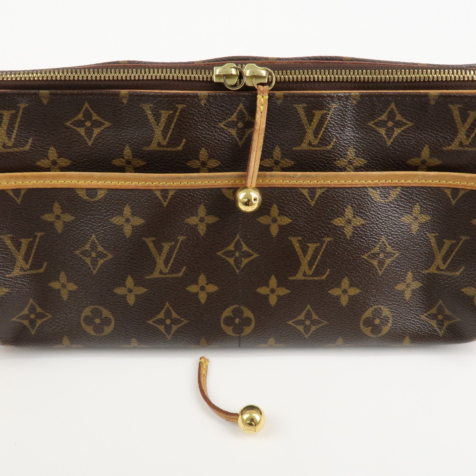 Louis Vuitton Monogram Popincourt Long Shoulder Bag Brown M40008 Used