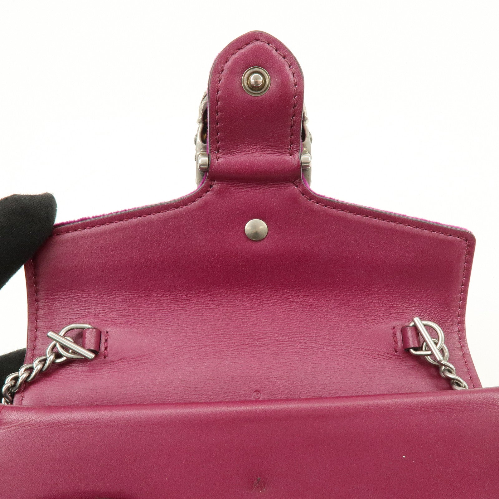 GUCCI Dionysus Super Mini Bag Suede Leather Shoulder Bag 476432