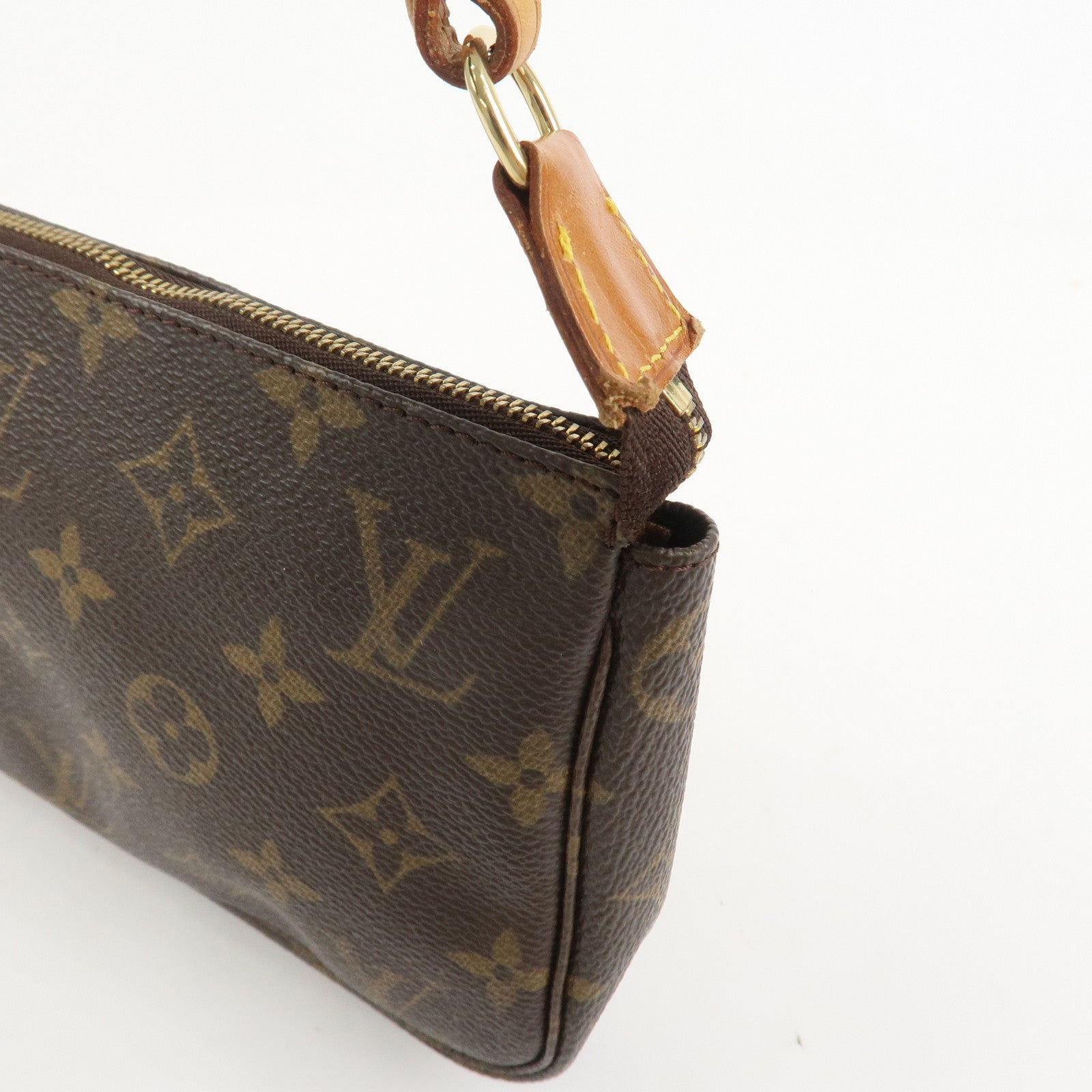 Louis Vuitton Monogram Pochette Accessoires Pouch Hand Bag M51980