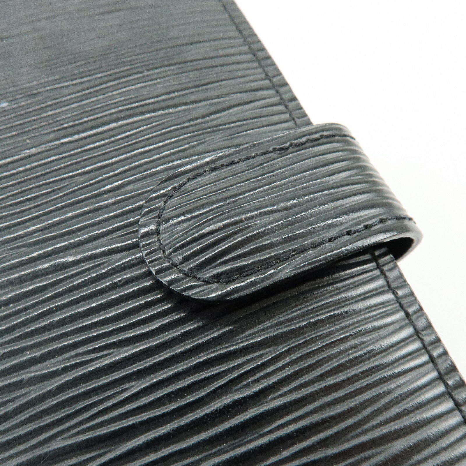 Louis Vuitton Epi Agenda PM Planner Cover Noir R20052