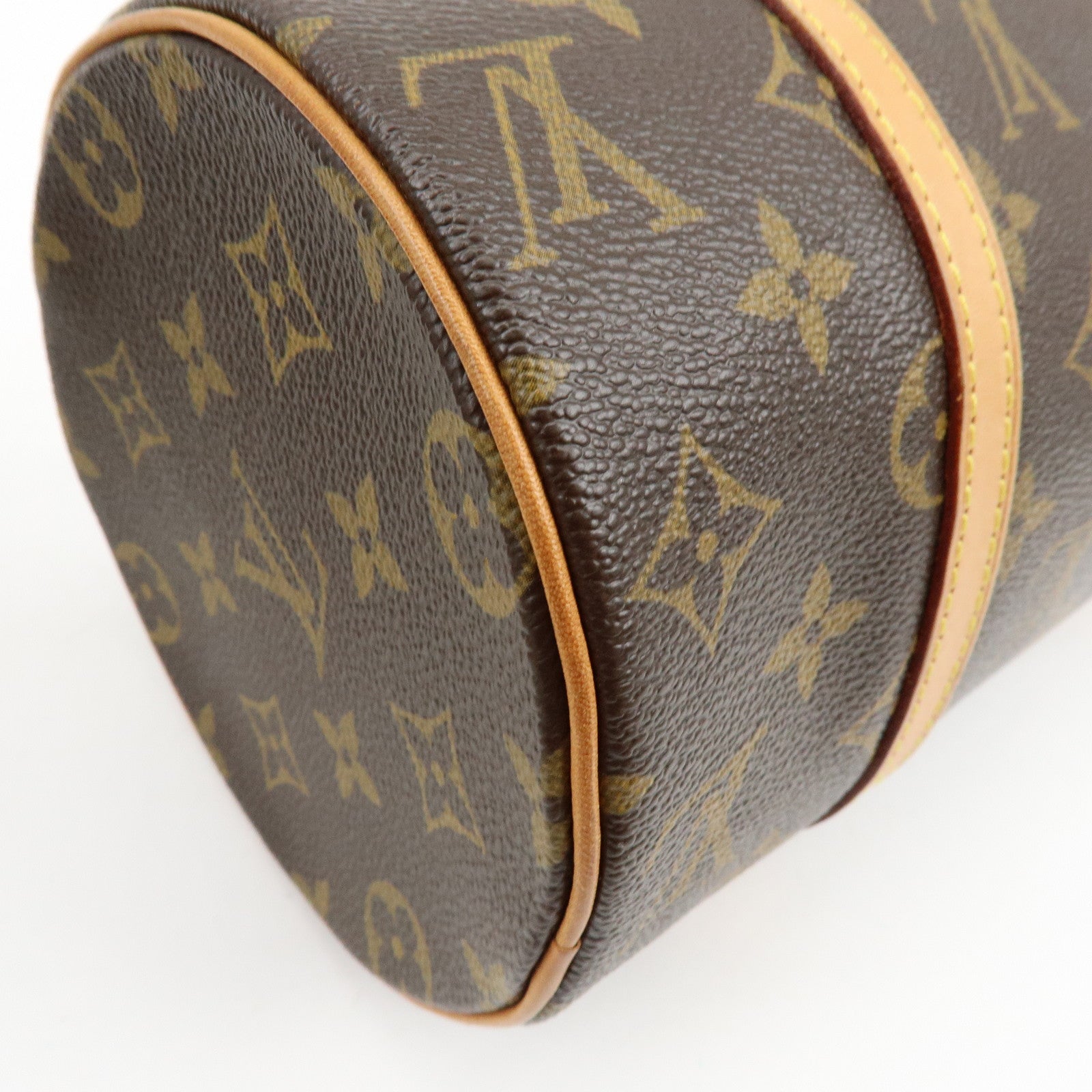 Louis Vuitton Monogram Papillon 26 Hand Bag Brown M51386