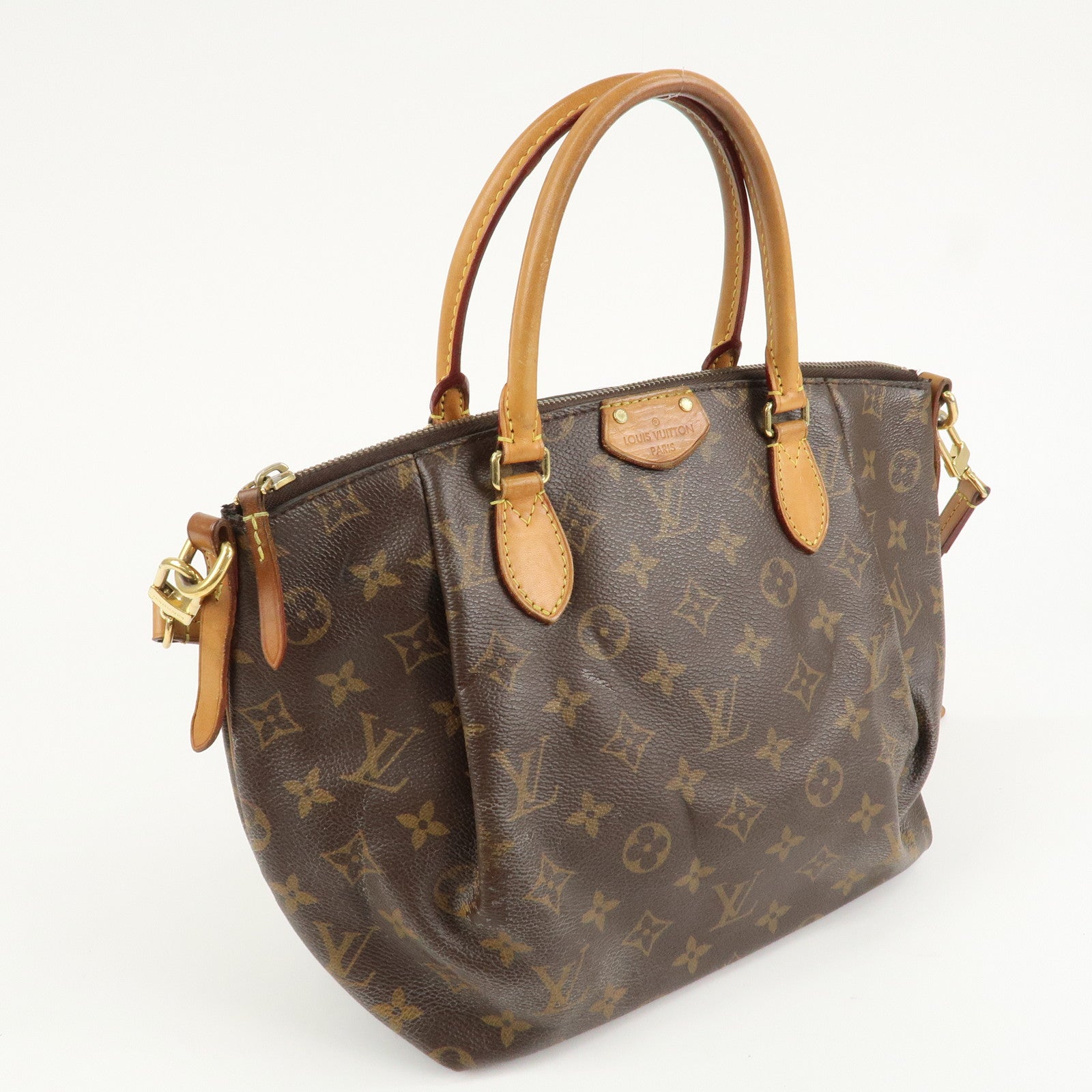 Louis Vuitton Monogram Turenne PM 2Way Hand Bag Brown M48813 Used
