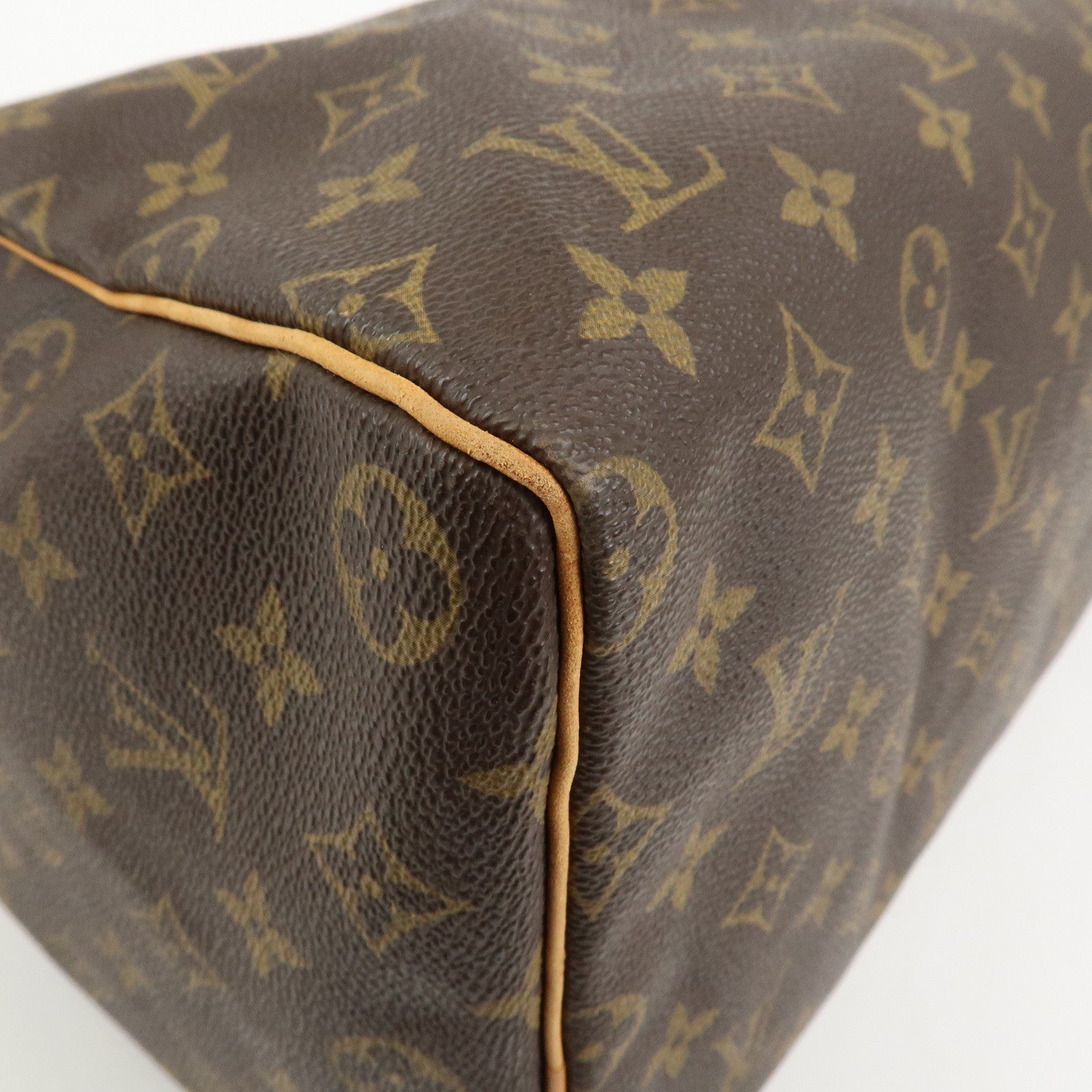 Louis Vuitton Monogram Speedy 40 Hand Bag Boston Bag Brown M41522