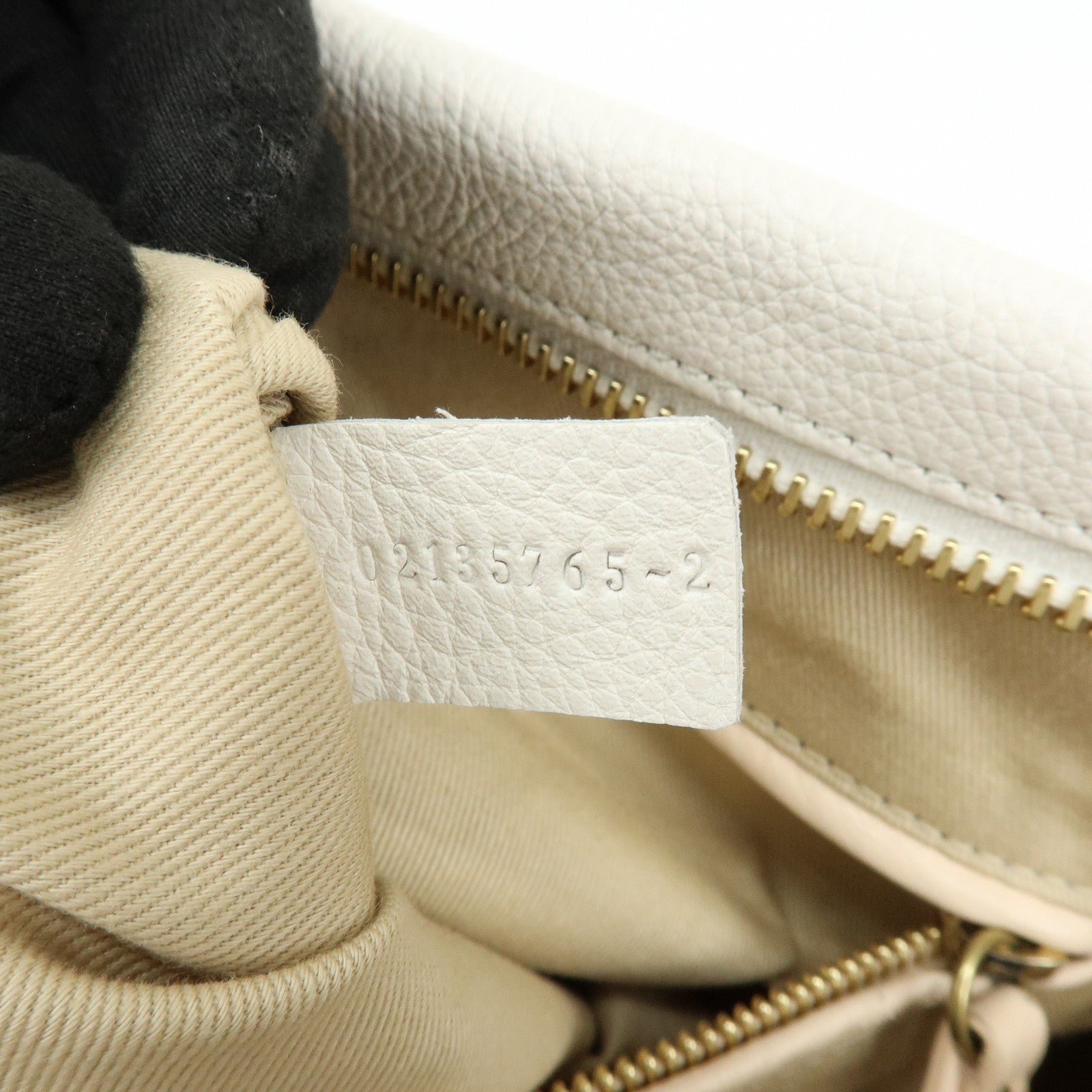 Chloe Paraty Leather 2Way Bag Hand Bag White