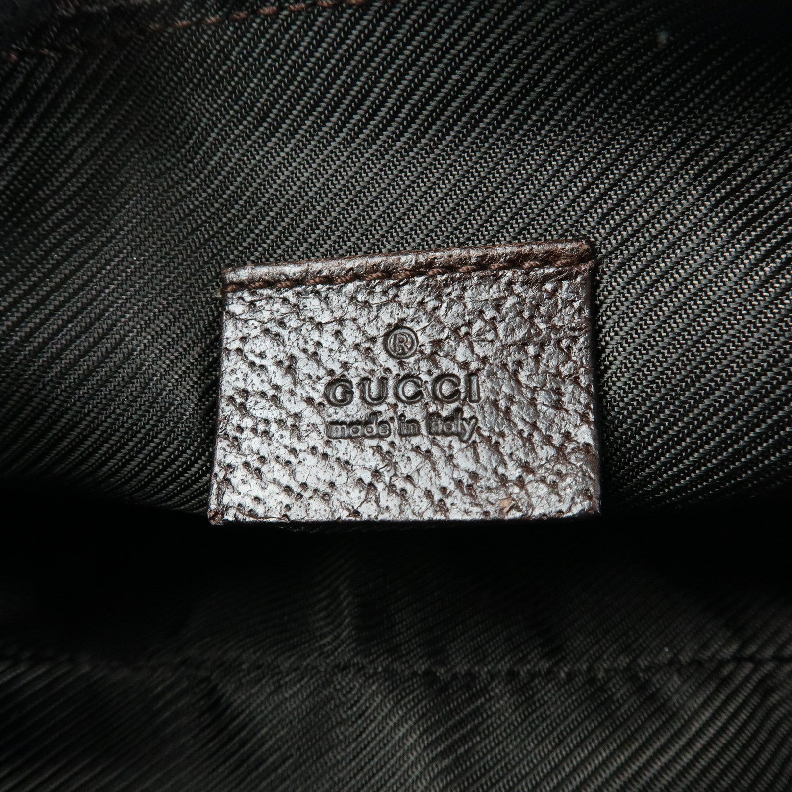 GUCCI GG Canvas Pouch Cosmetic Pouch Beige Brown 29596