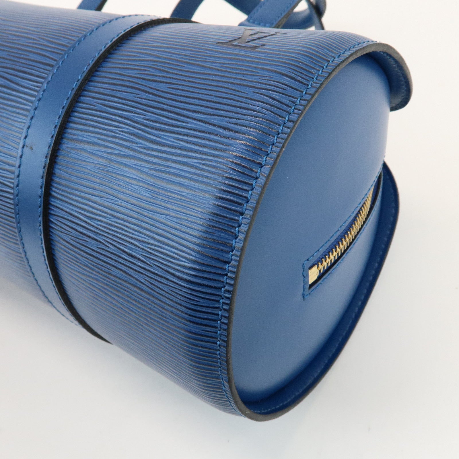 Louis Vuitton Epi Soufflot Shoulder Bag Hand Bag Toledo Blue M52225