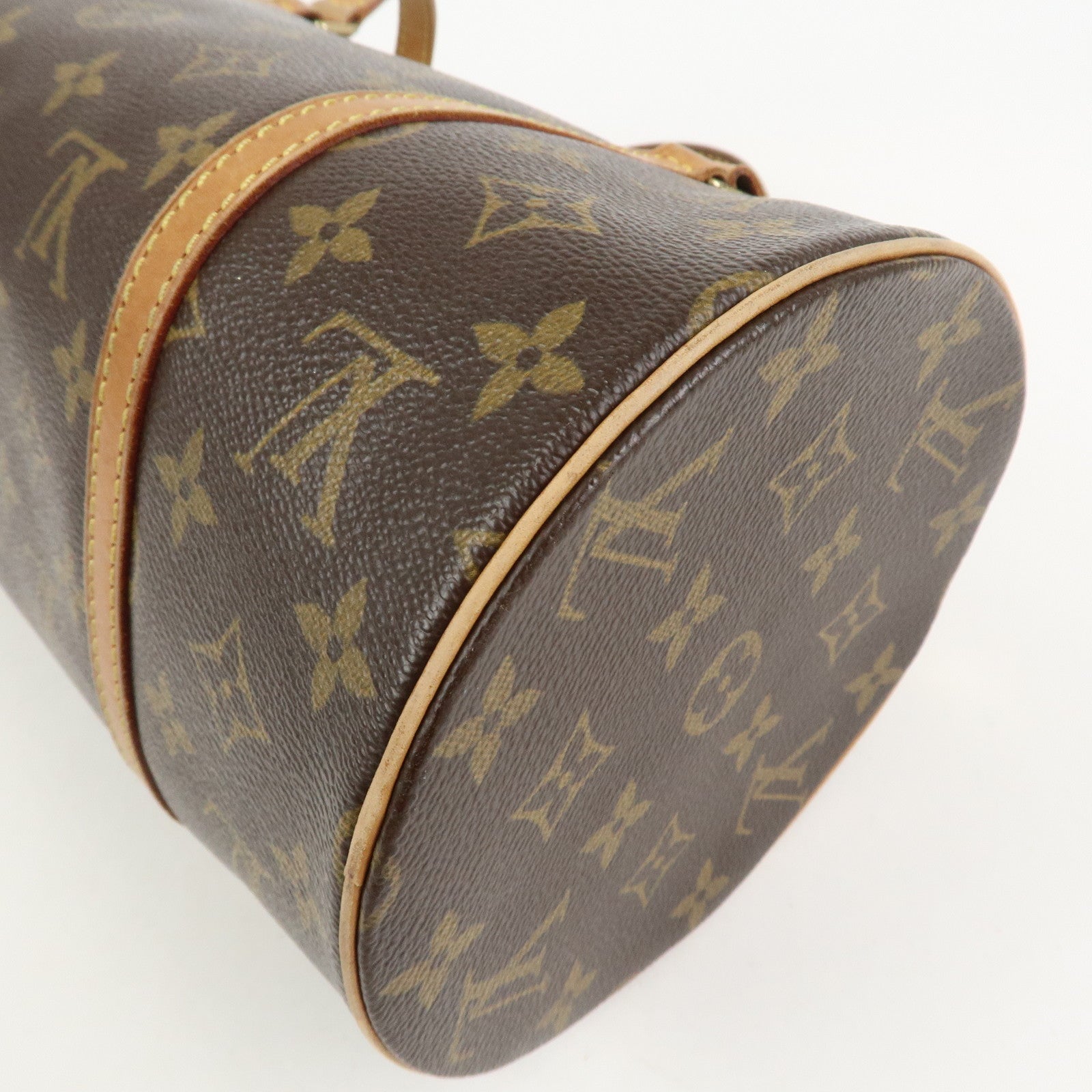 Louis Vuitton Monogram Papillon 30 Old Style Hand Bag Brown M51365