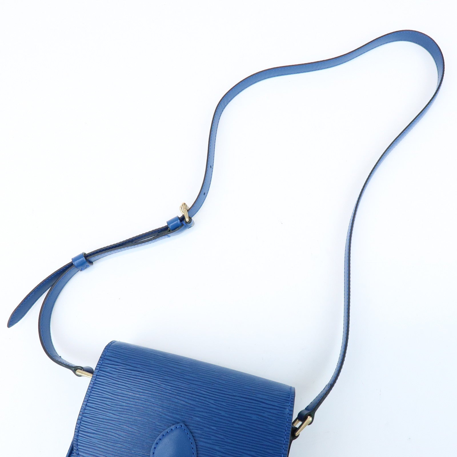 Louis Vuitton Epi Mini Saint Cloud Shoulder Bag Toledo Blue M52215