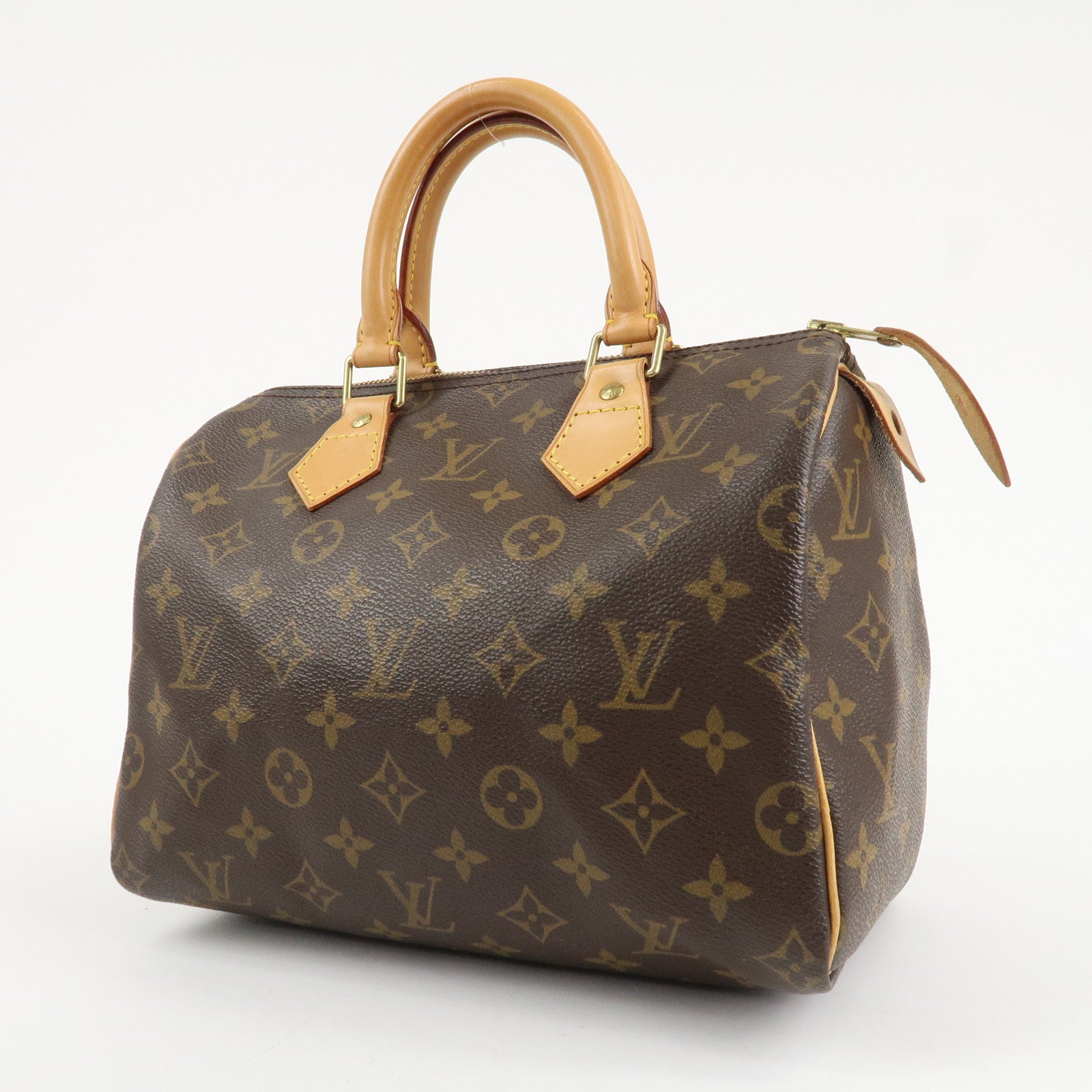Louis Vuitton Monogram Speedy 25 Hand Bag Boston Bag M41528 Used