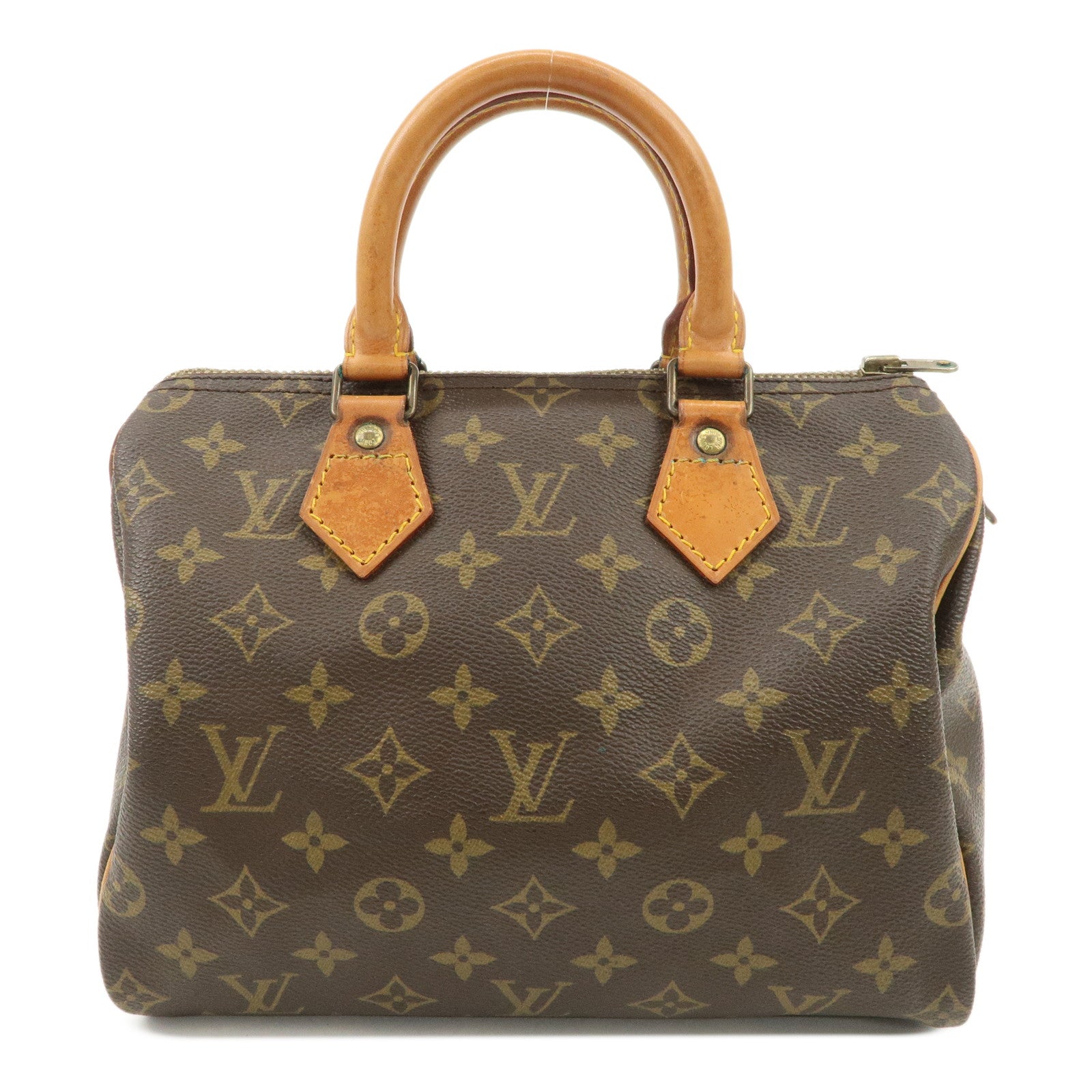 Louis Vuitton Monogram Canvas Speedy 25 Boston Bag Hand Bag M41528