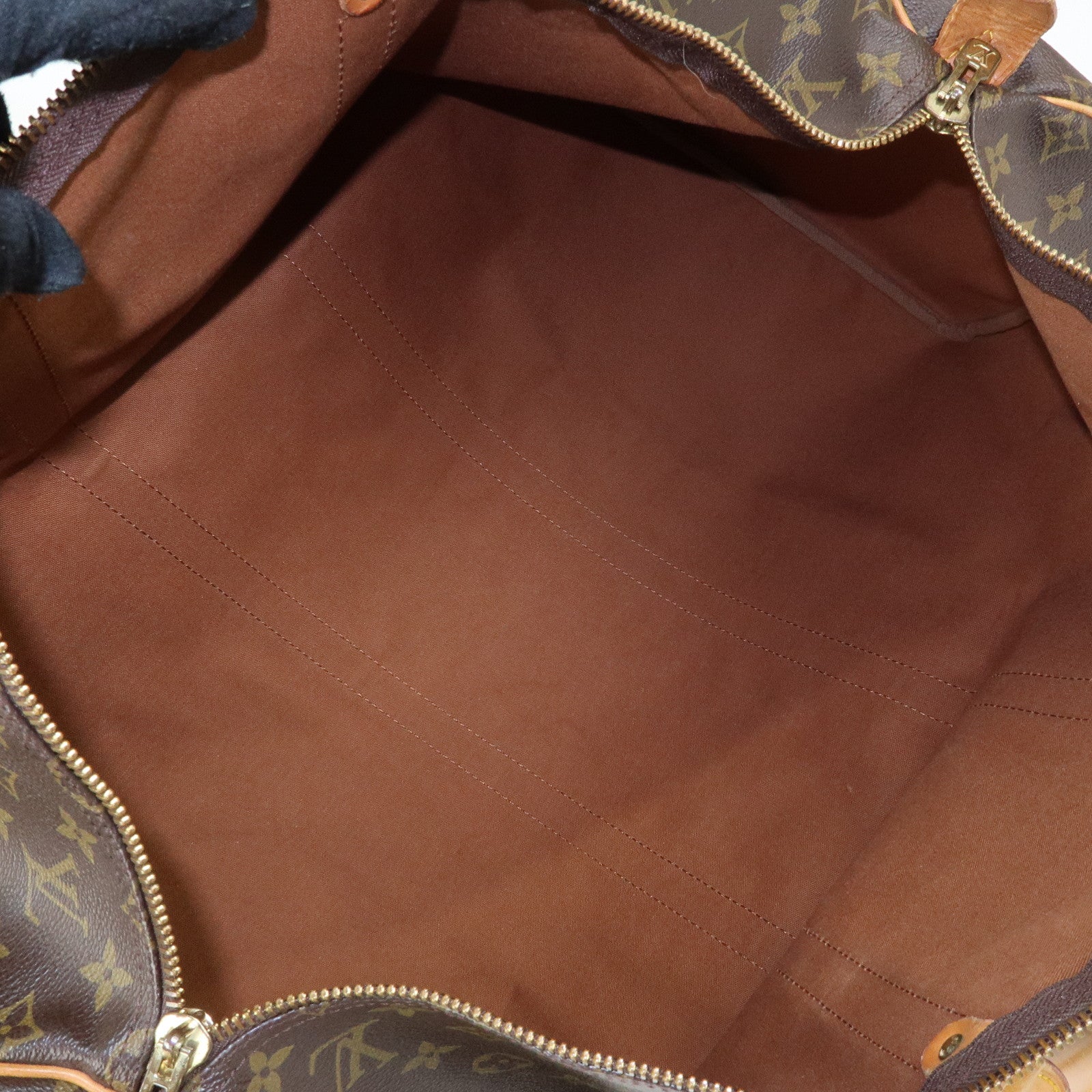 Louis Vuitton Monogram Keep All 55 Boston Bag Brown M41424