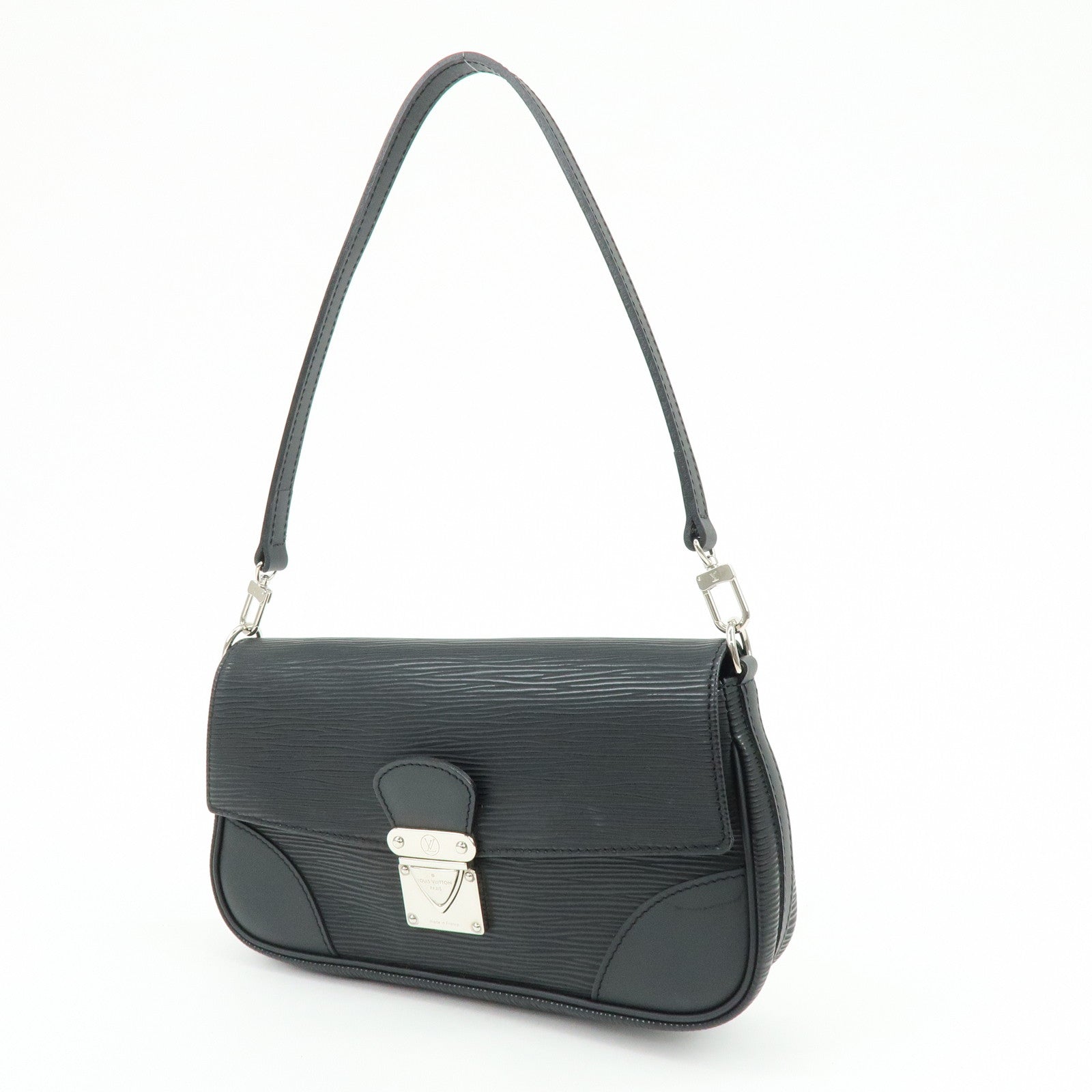 Louis Vuitton Epi Leather Pochette Segur Hand Bag Noir M58882