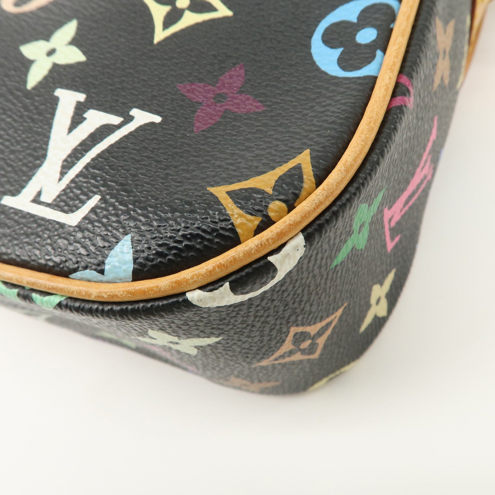 Louis Vuitton Monogram Multicolor Sologne Shoulder Bag Noir M92639 Used