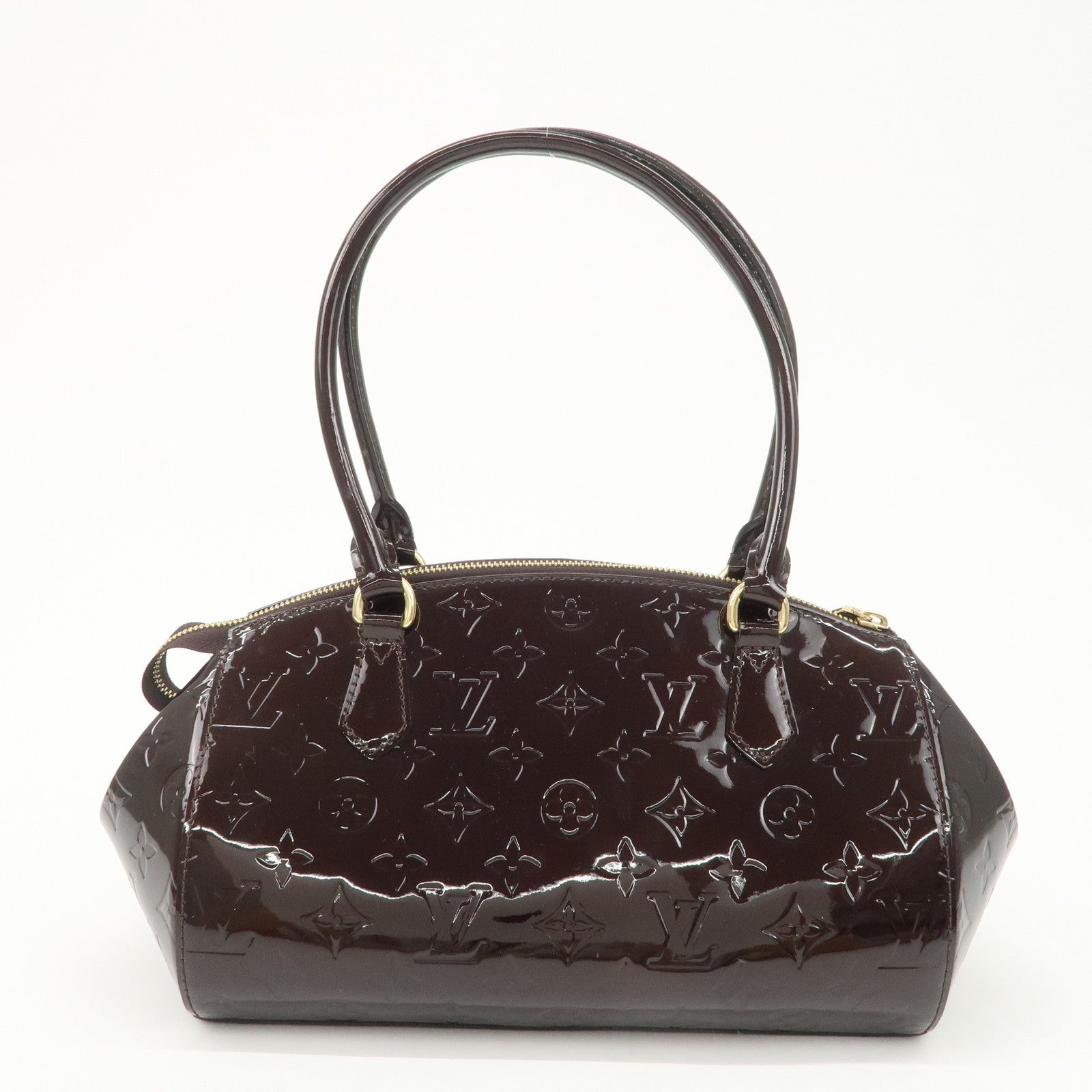 Louis Vuitton Monogram Vernis Leather Sherwood PM Hand Bag M91493