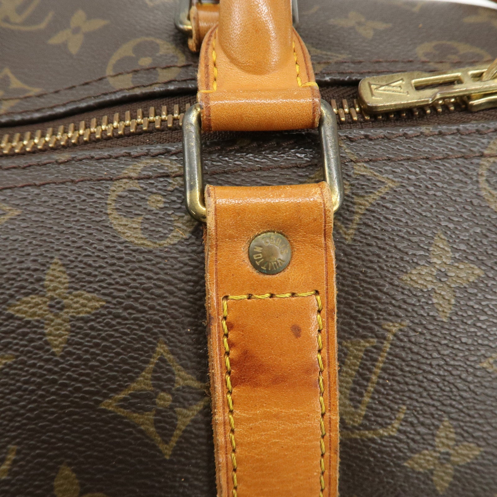 Louis Vuitton Monogram Keep All 45 Boston Bag Travel Bag M41428