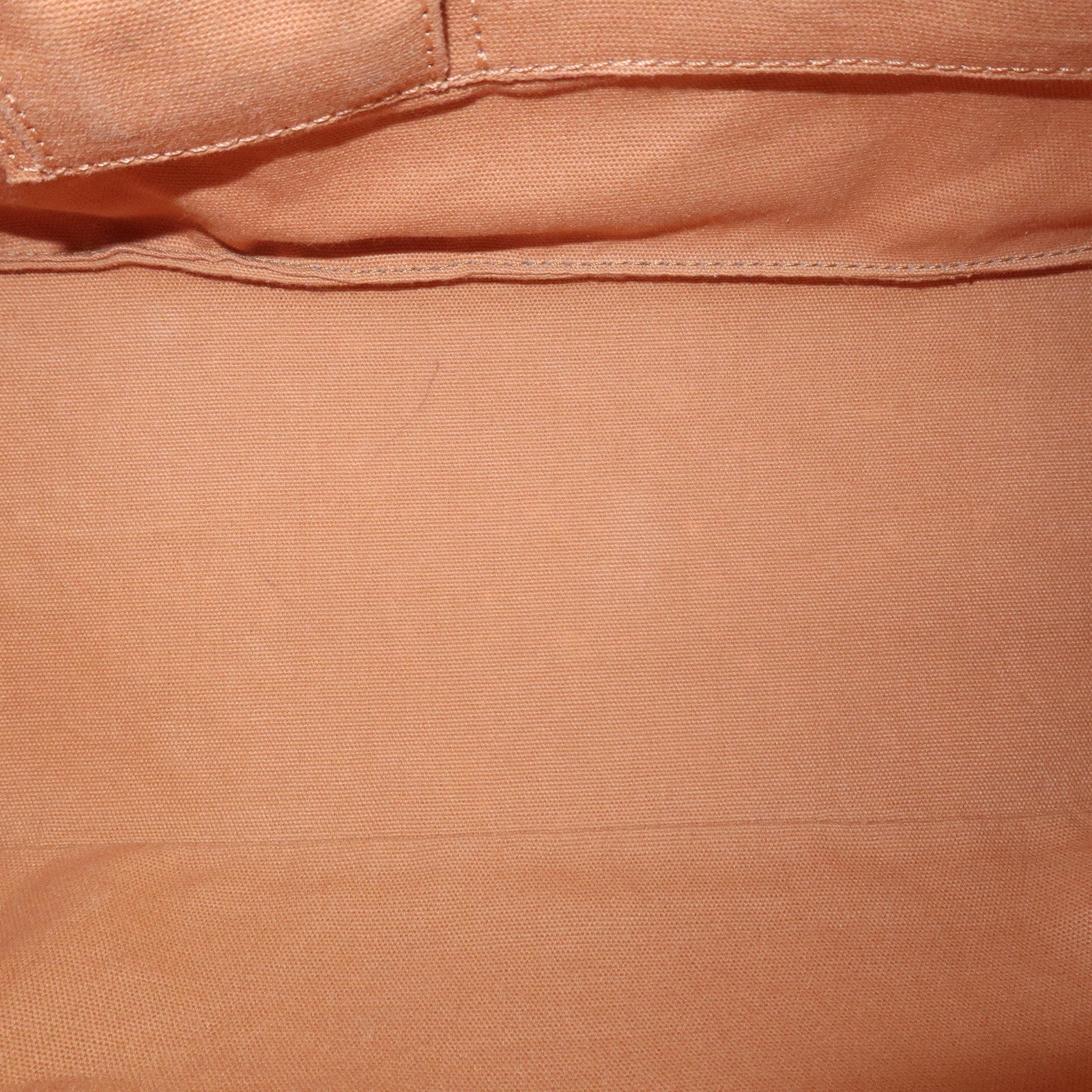CELINE Macadam Logo Leather Tote Bag Hand bag Shoulder Bag Creme