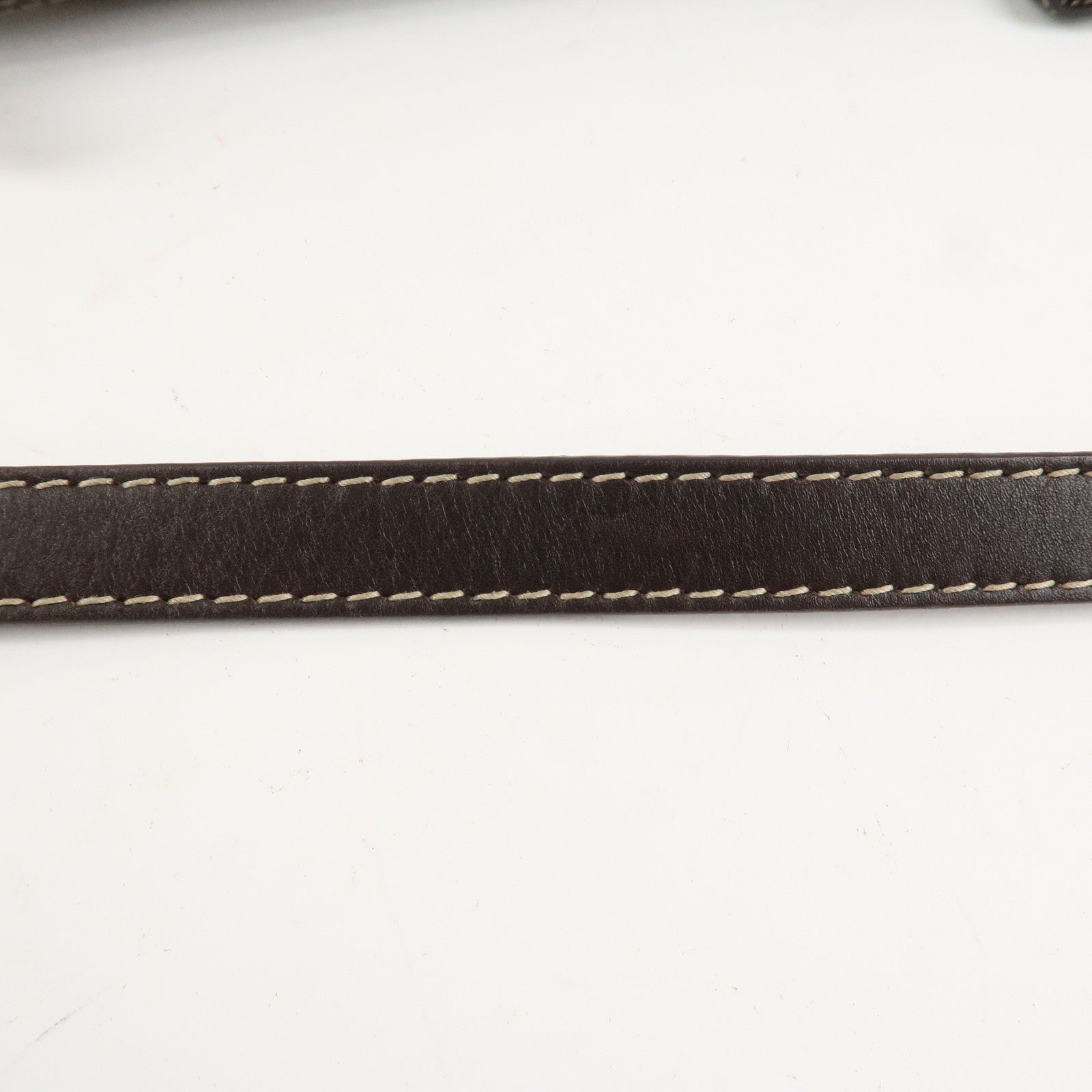 GUCCI Lovely Heart GG Canvas Leather Shoulder Bag Brown 257072 Used