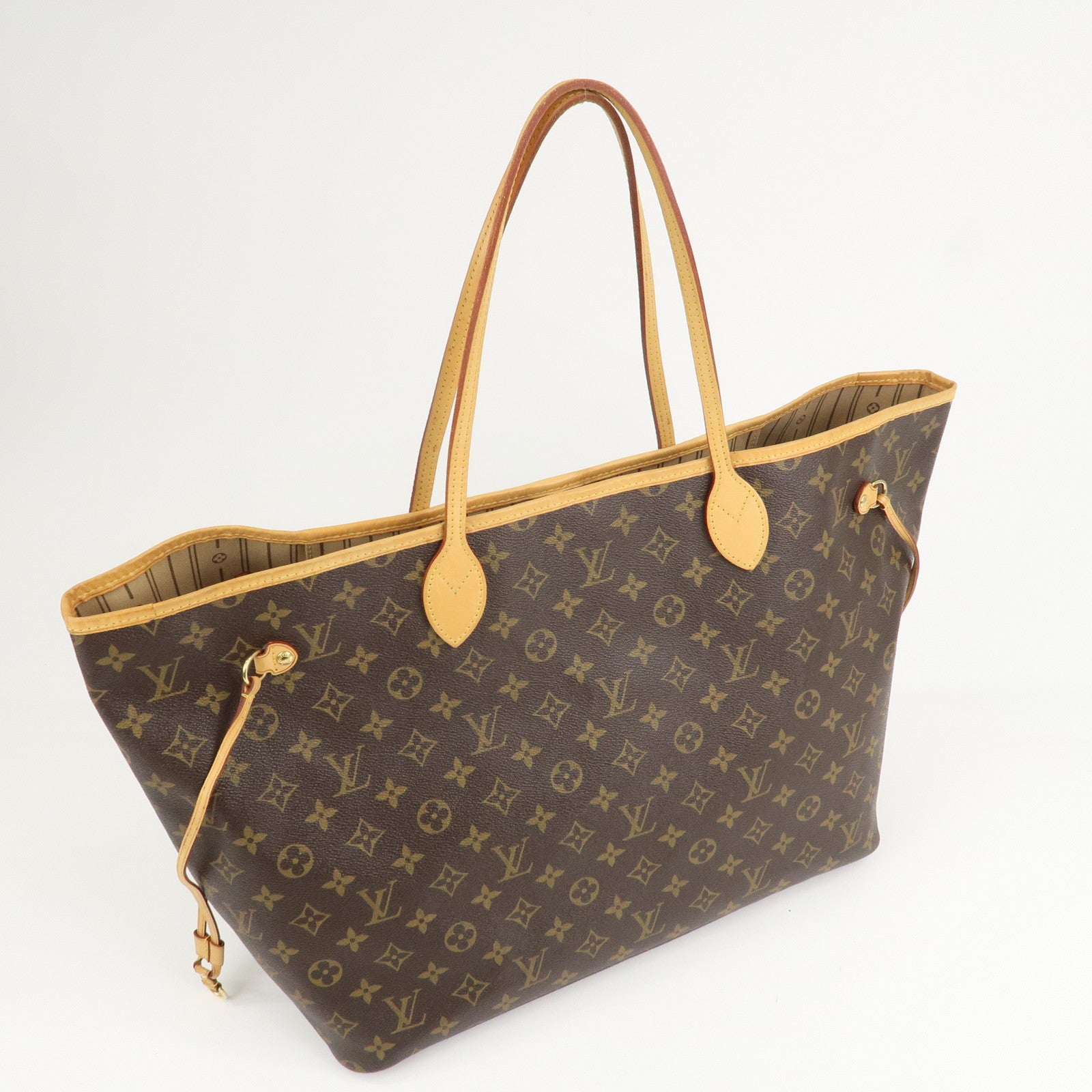 Louis Vuitton Monogram Neverfull GM Tote Bag Brown M40157