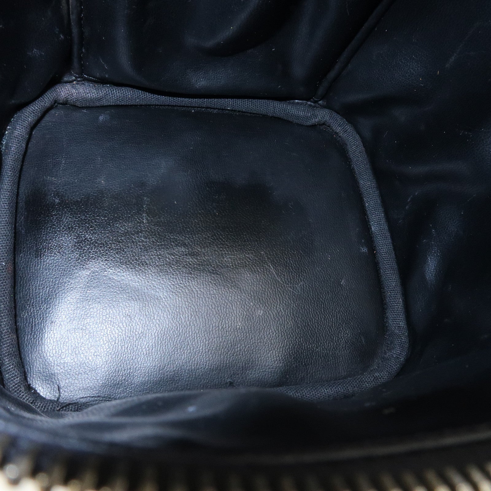 CHANEL COCO Mark Caviaskin Vanity Bag Makeup Bag Hand Bag A01998