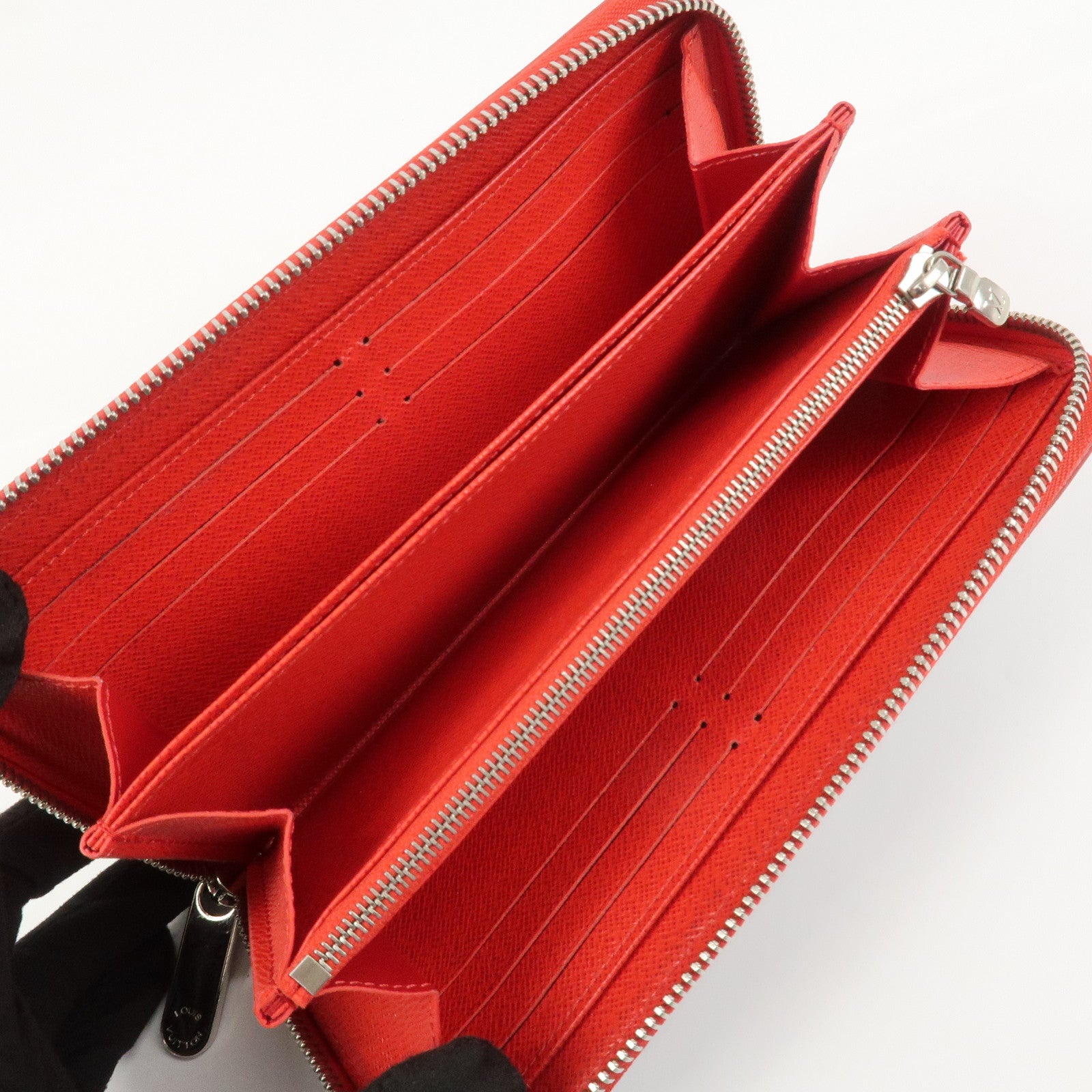 Louis Vuitton Epi Leather Round Zippy Wallet Indigo Blue M67267