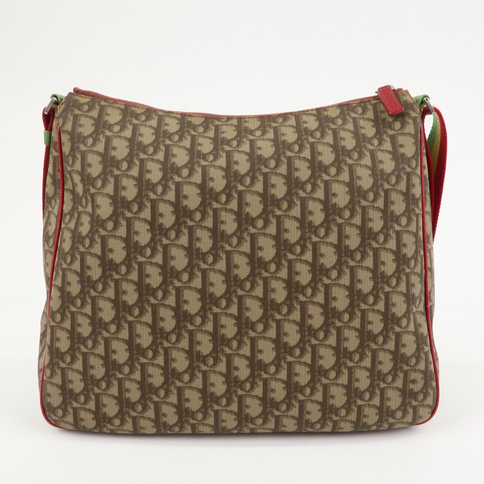 Christian Dior Rasta Trotter PVC Canvas Shoulder Bag Crossbody Bag