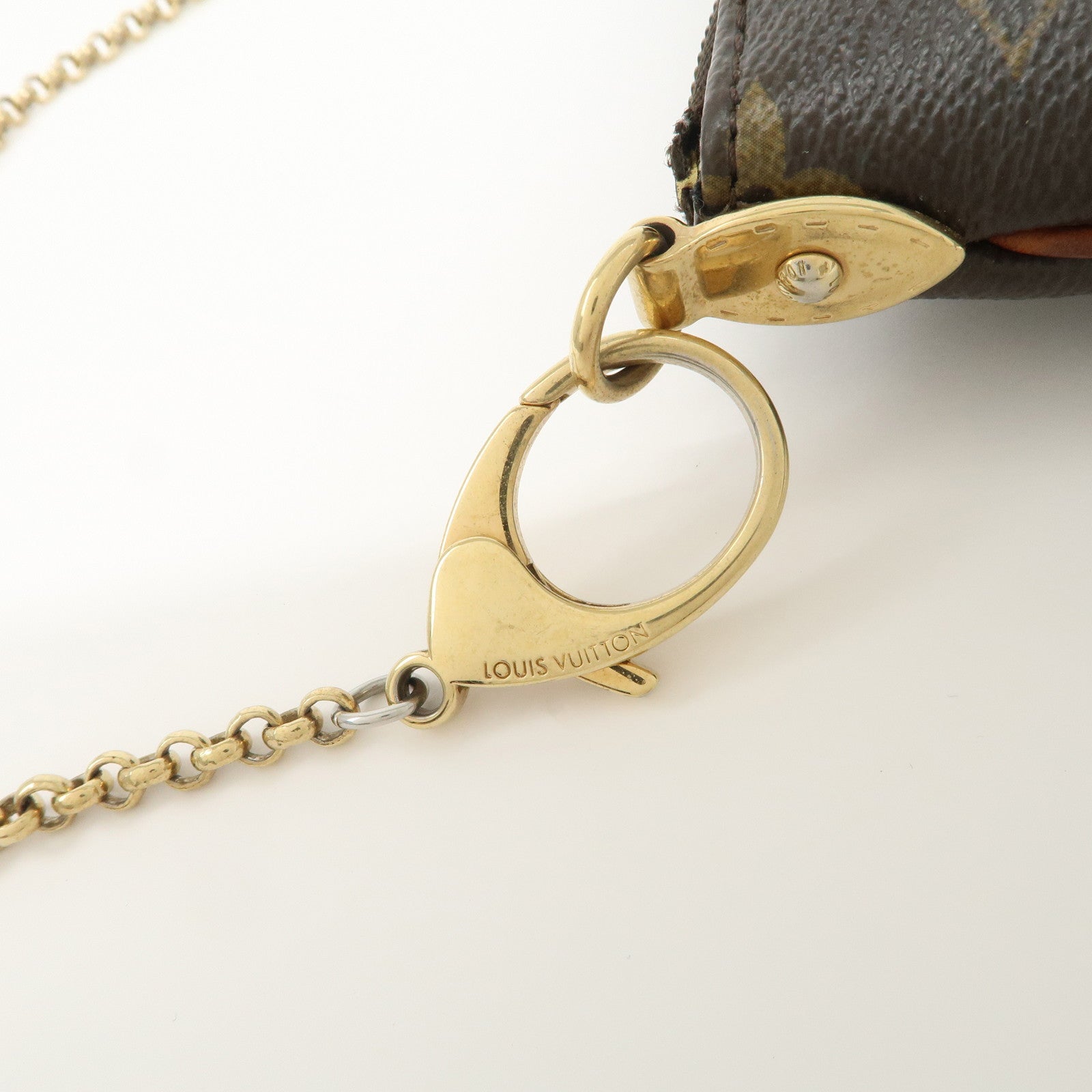 Louis Vuitton Monogram Pochette Milla MM Chain Hand Bag M60094