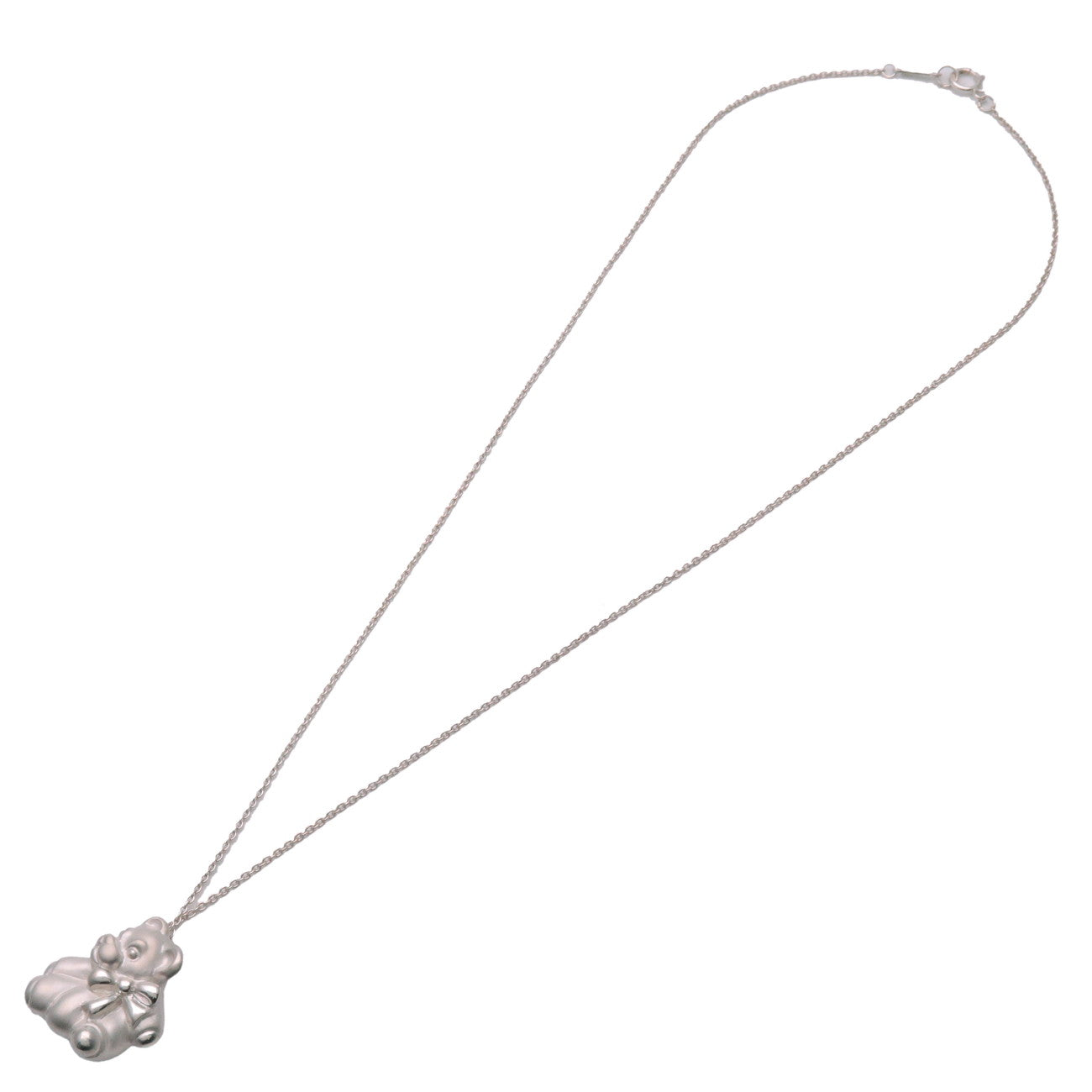 Tiffany & Co Teddy Bear Necklace SV925 Silver