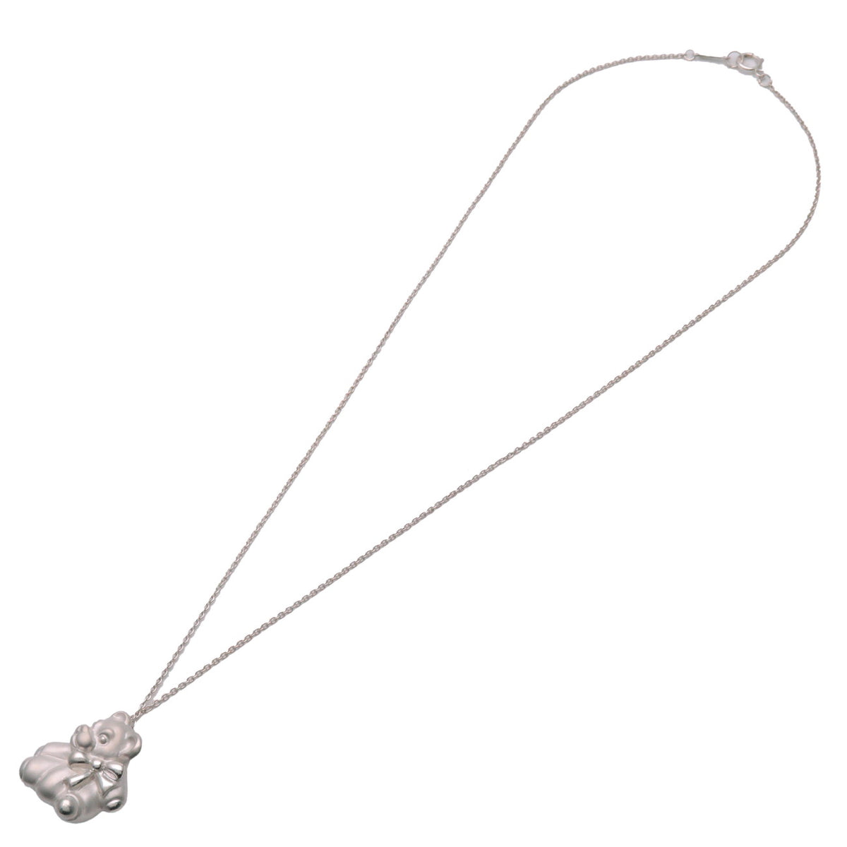 Tiffany & Co Teddy Bear Necklace SV925 Silver