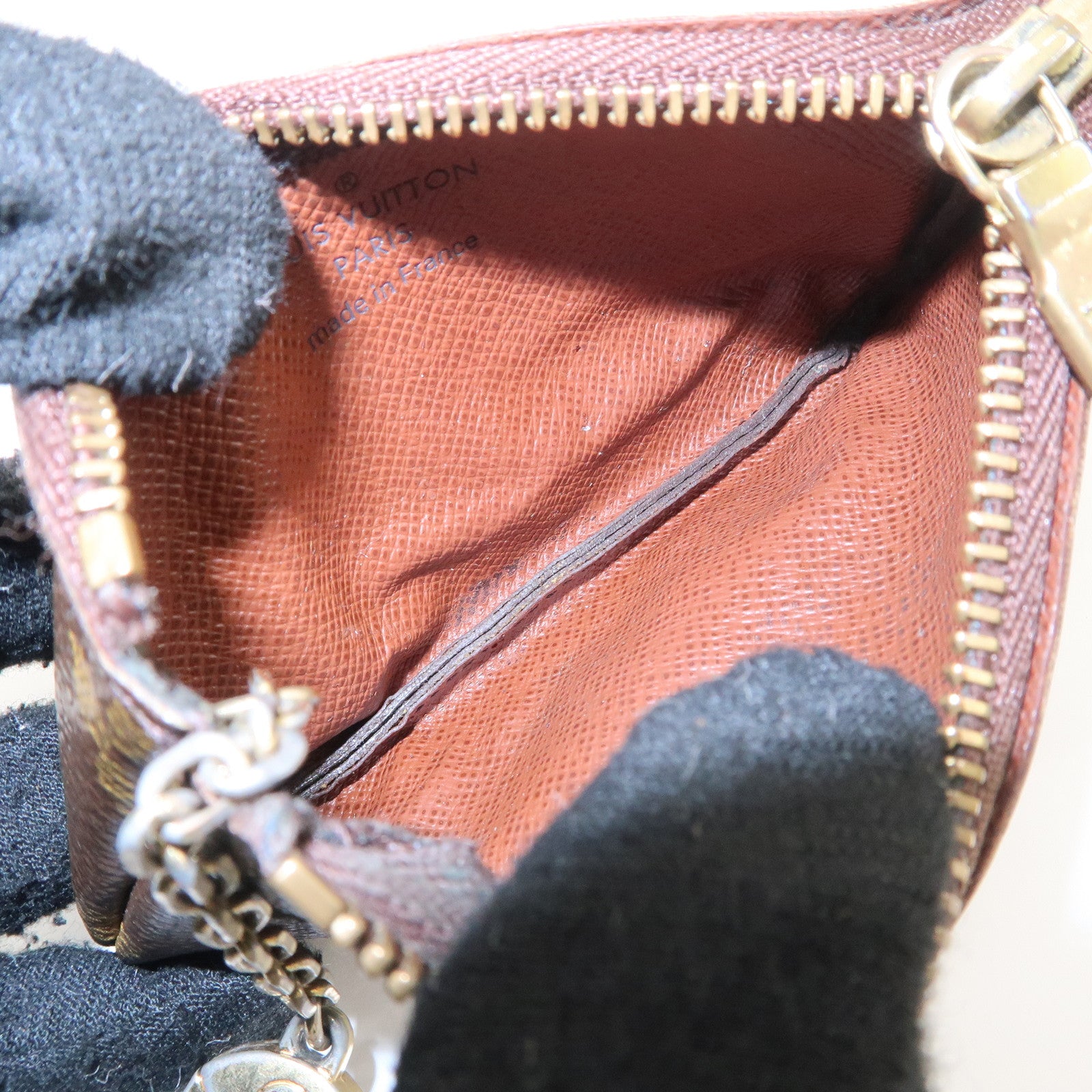 Louis Vuitton Monogram Set of 3 Coin Case M62650 M61970 Used