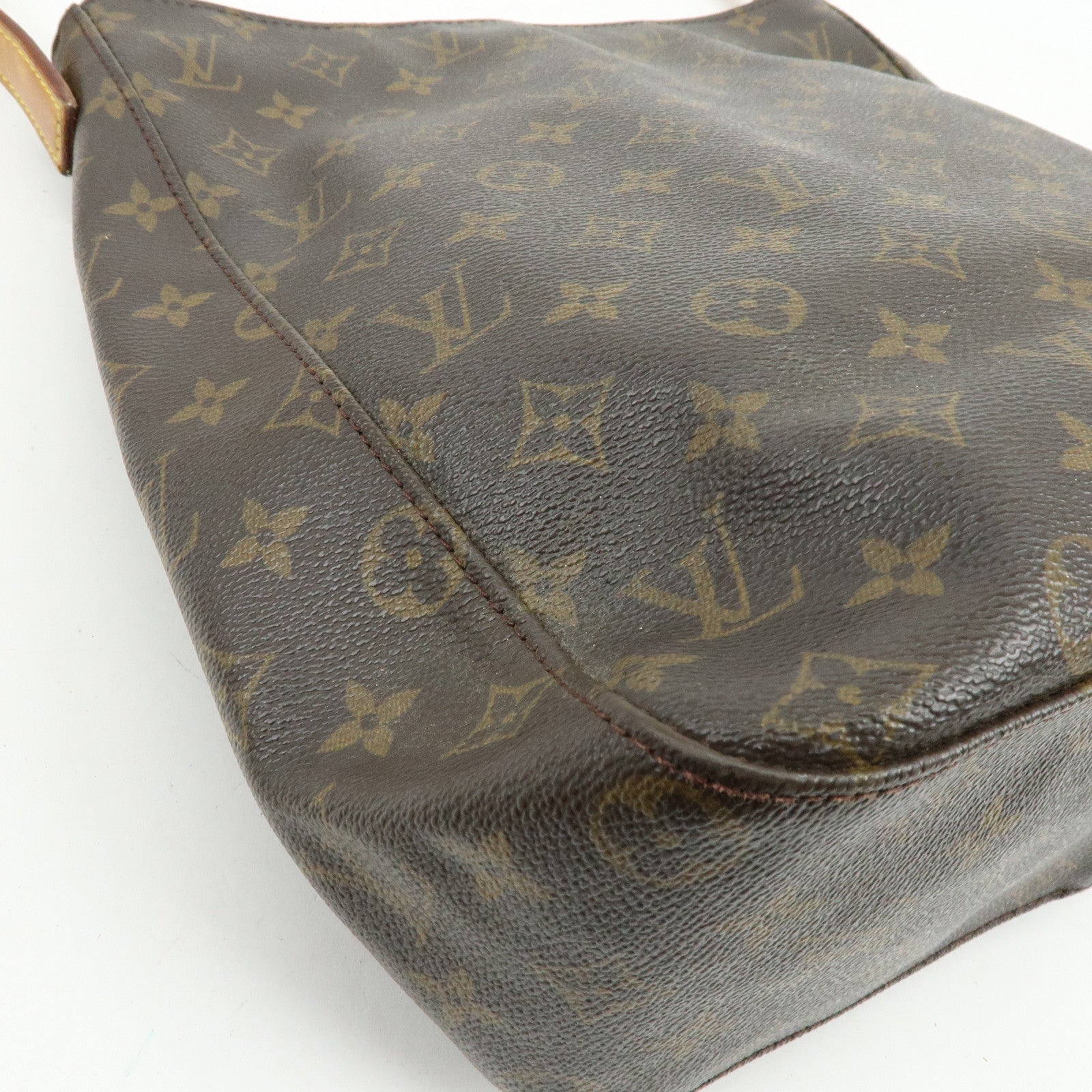 Louis Vuitton Monogram Looping GM Shoulder Bag Brown M51145