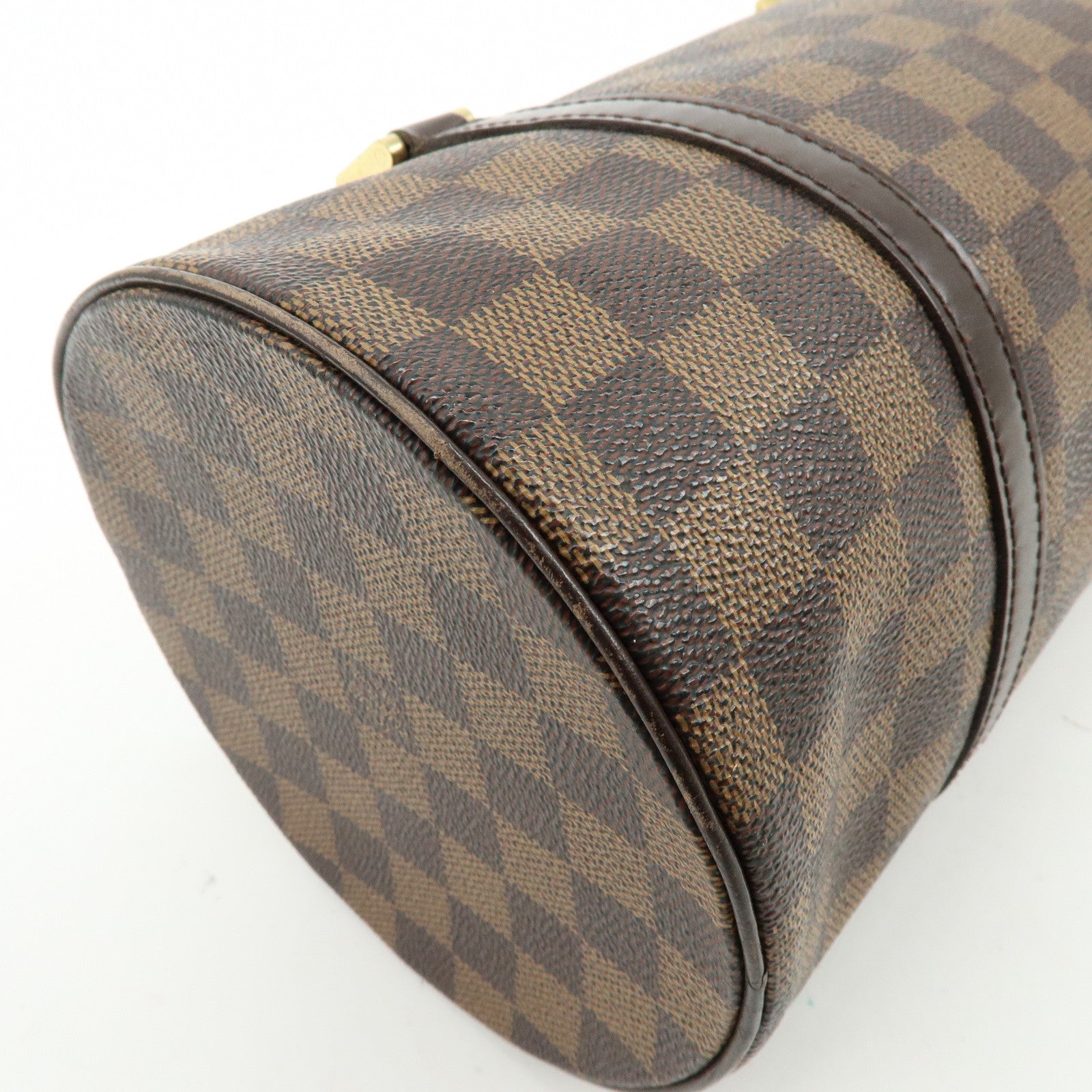 Louis Vuitton Damier Ebene Papillon 30 Hand Bag Brown N51303