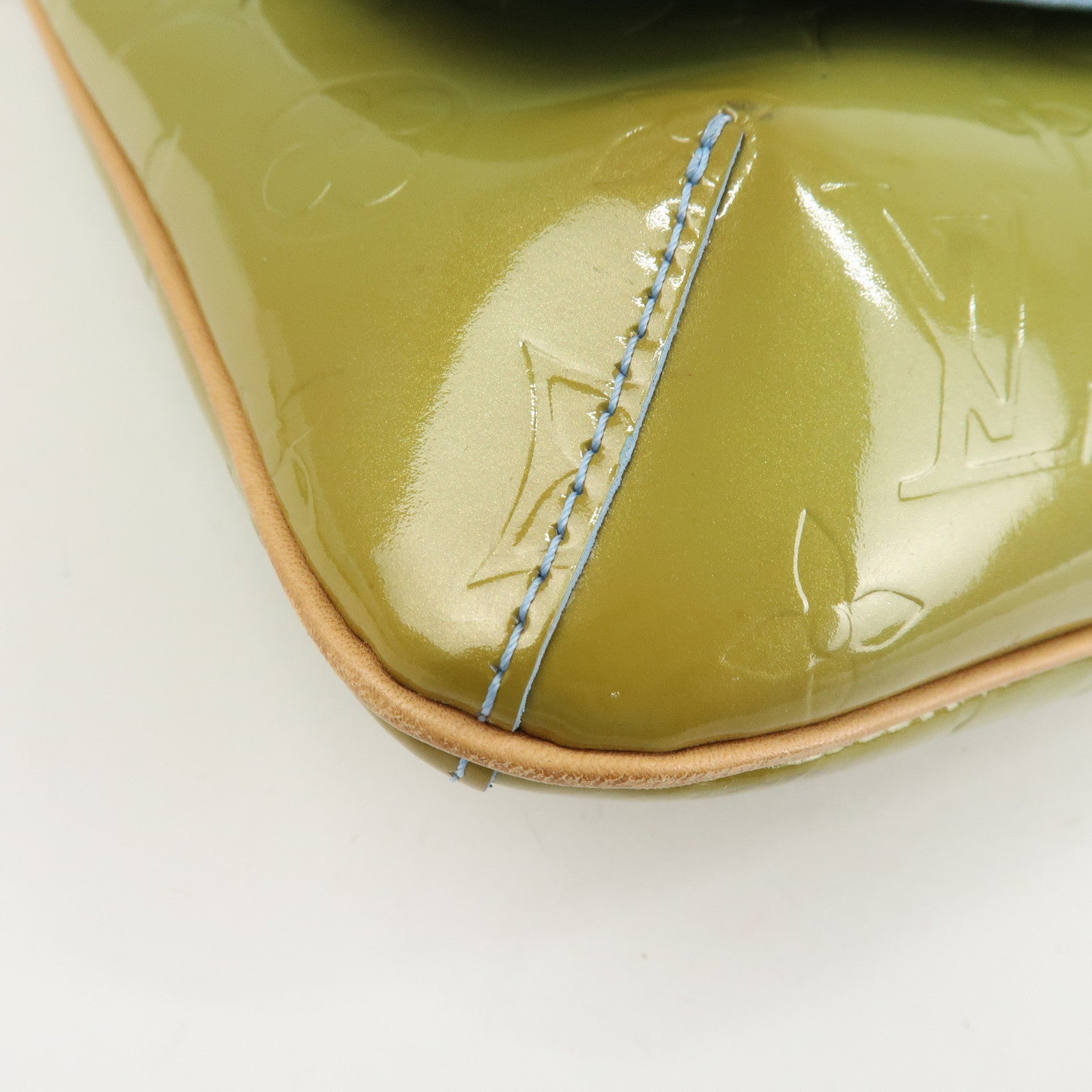 Louis Vuitton Vernis Thompson Street Shoulder Bag Baby Blue M91008