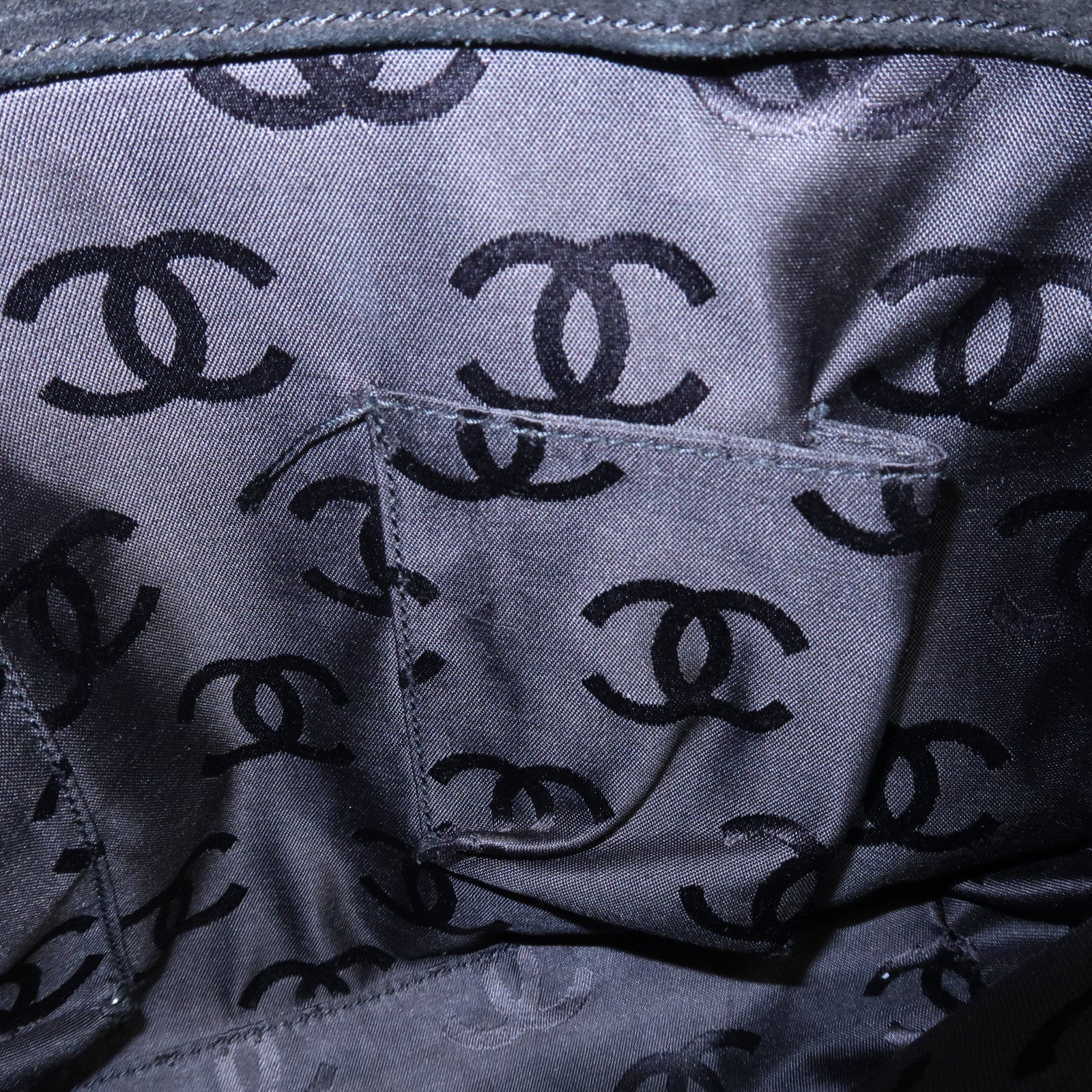 CHANEL Wild Stitch Matelasse Suede 2Way Bag Shoulder Bag Hand Bag