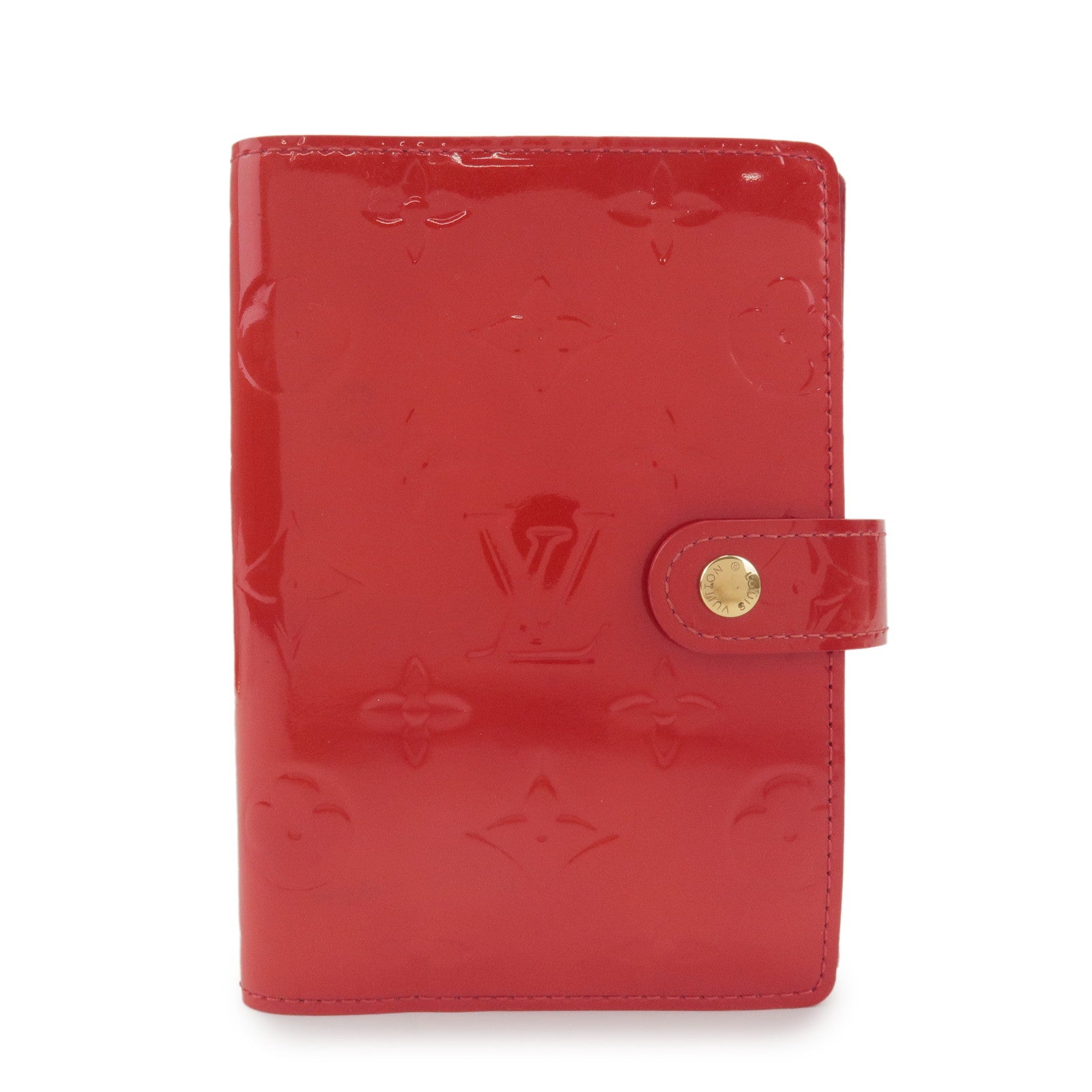 Louis Vuitton Monogram Vernis Agenda PM Pomme d'Amour Red R21016