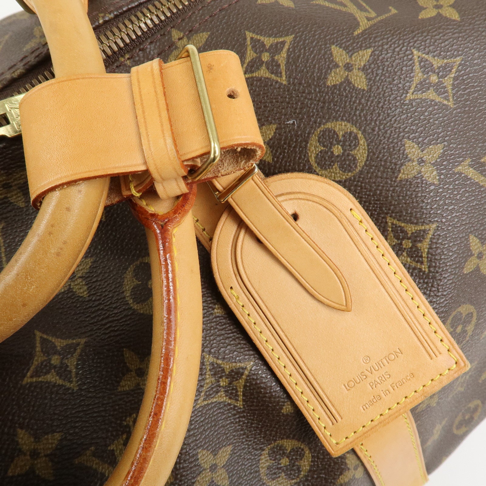 Louis Vuitton Monogram Keep All 60 Boston Bag Brown M41422