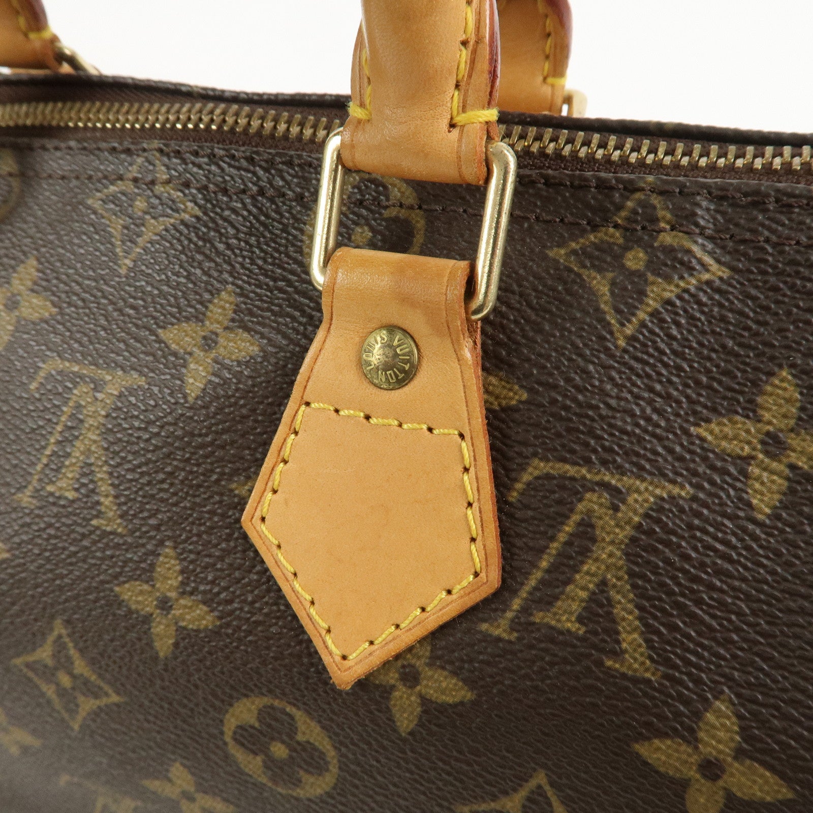 Louis Vuitton Monogram Speedy 25 Boston Bag Hand Bag Brown M41528