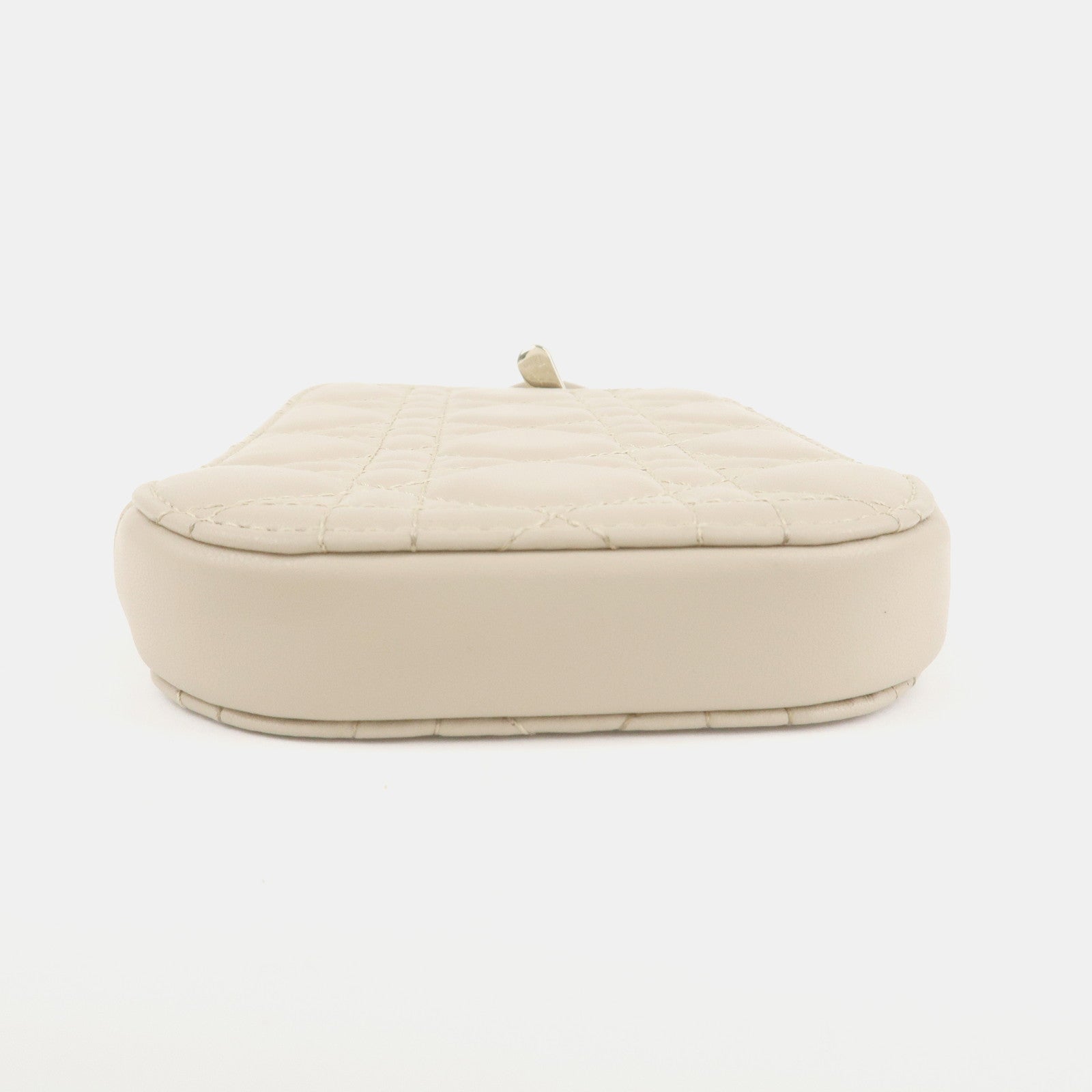 Christian Dior Lady Dior Call'in Dior Cannage Lamb Skin Phone Holder Used