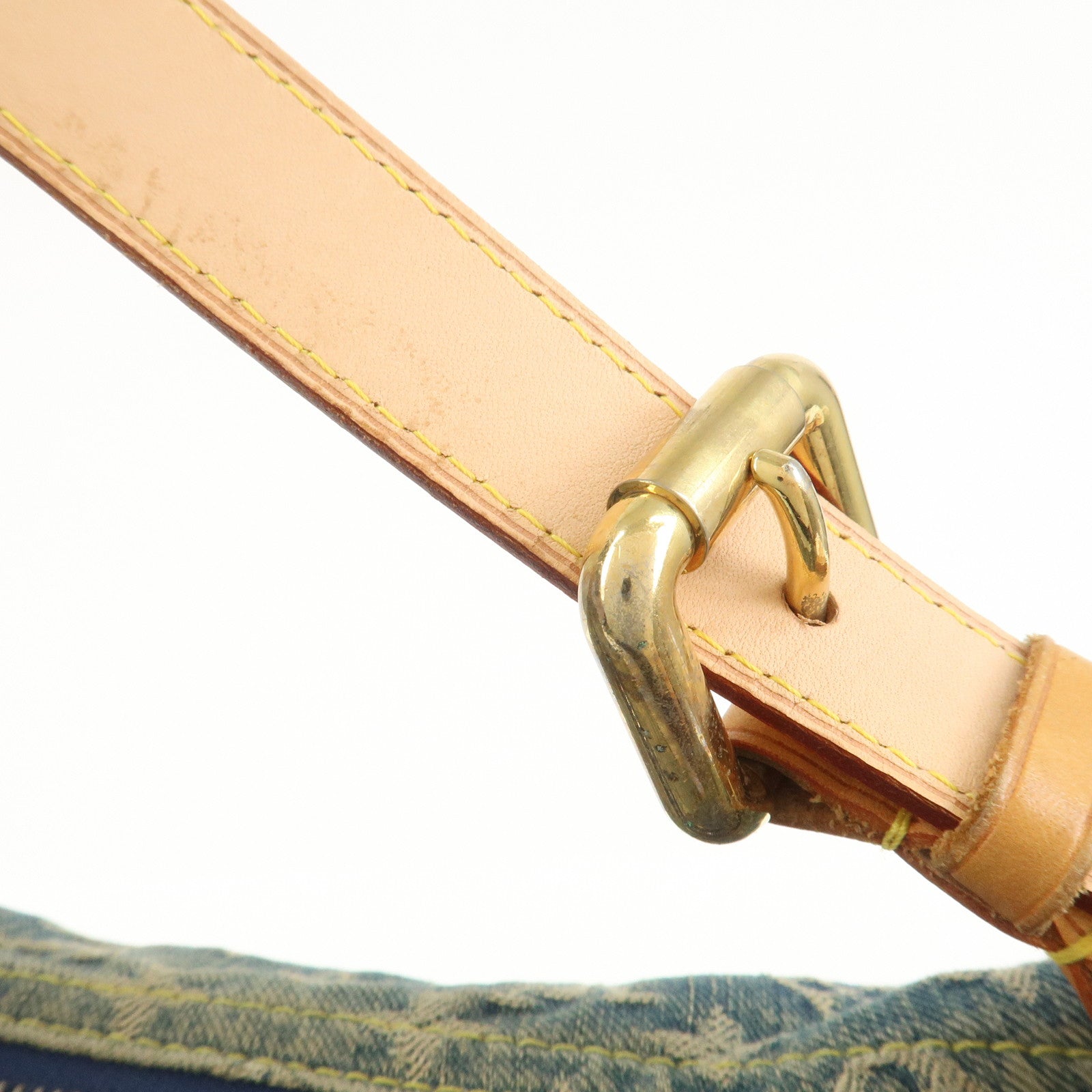 Louis Vuitton Monogram Denim Baggy GM Shoulder Bag Blue M95048