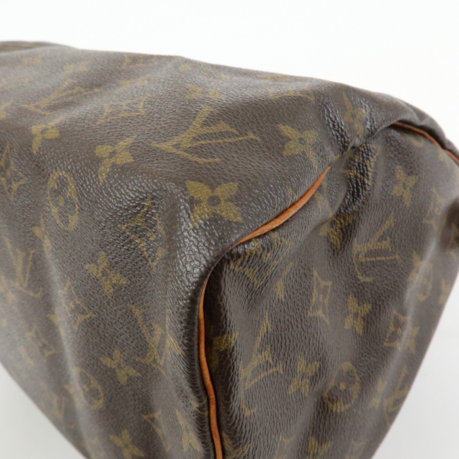 Louis Vuitton Monogram Speedy 30 Boston Bag Hand Bag Brown M41526