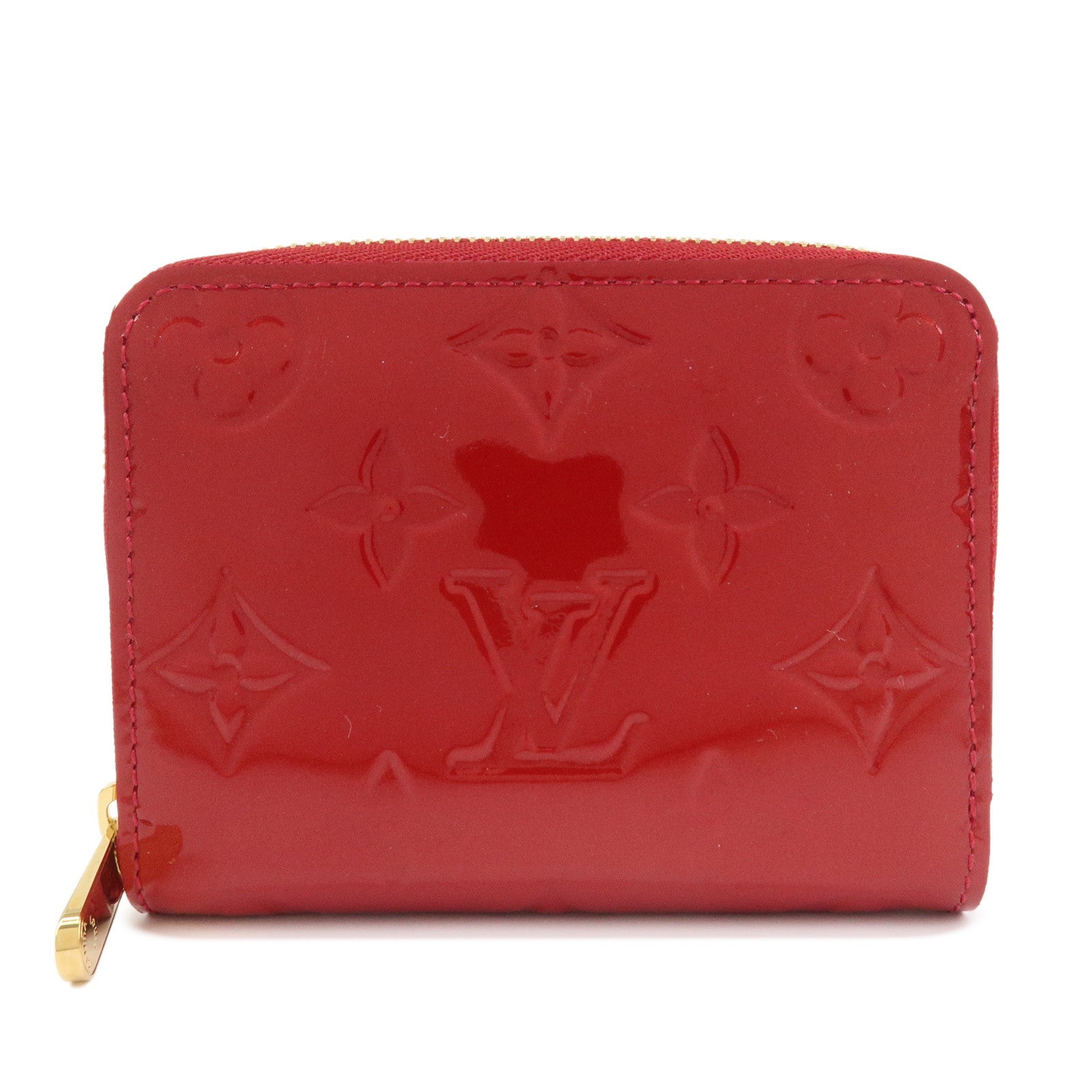 Louis Vuitton Monogram Vernis Zippy Coin Purse Pomme d'Amour M93608