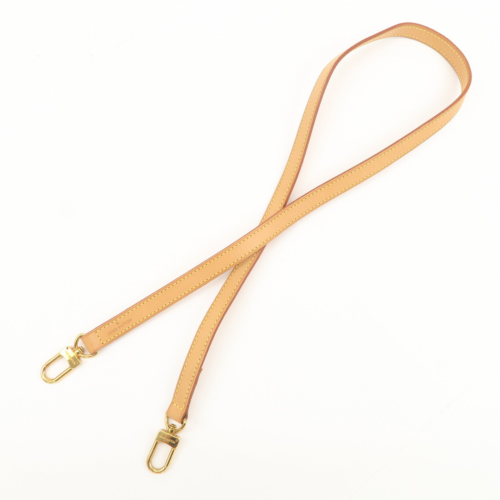Louis Vuitton Nume Leather Shoulder Strap 100cm 1.6cm Natural