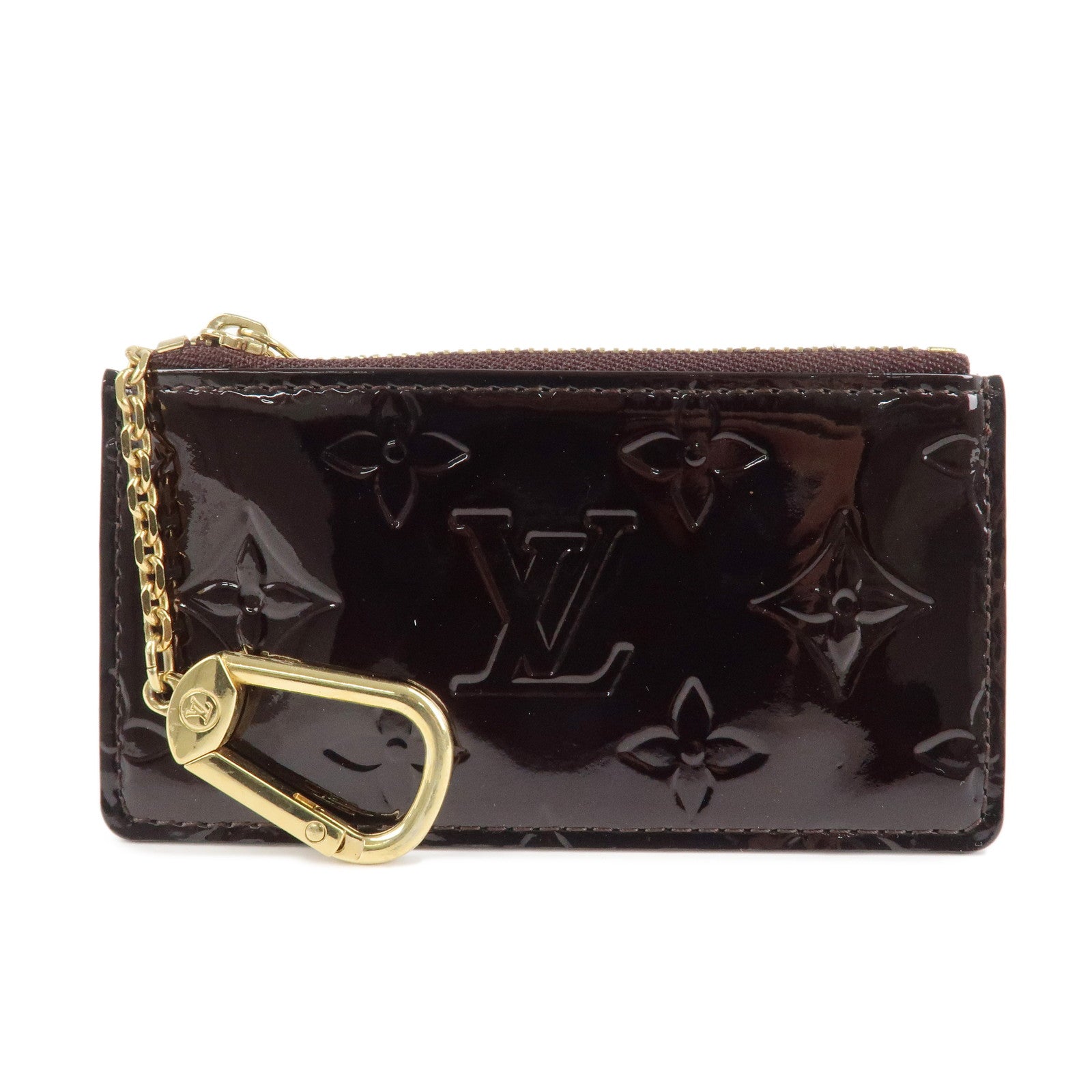 Louis Vuitton Monogram Vernis Pochette Cles Coin Case Key Case M93518 Used