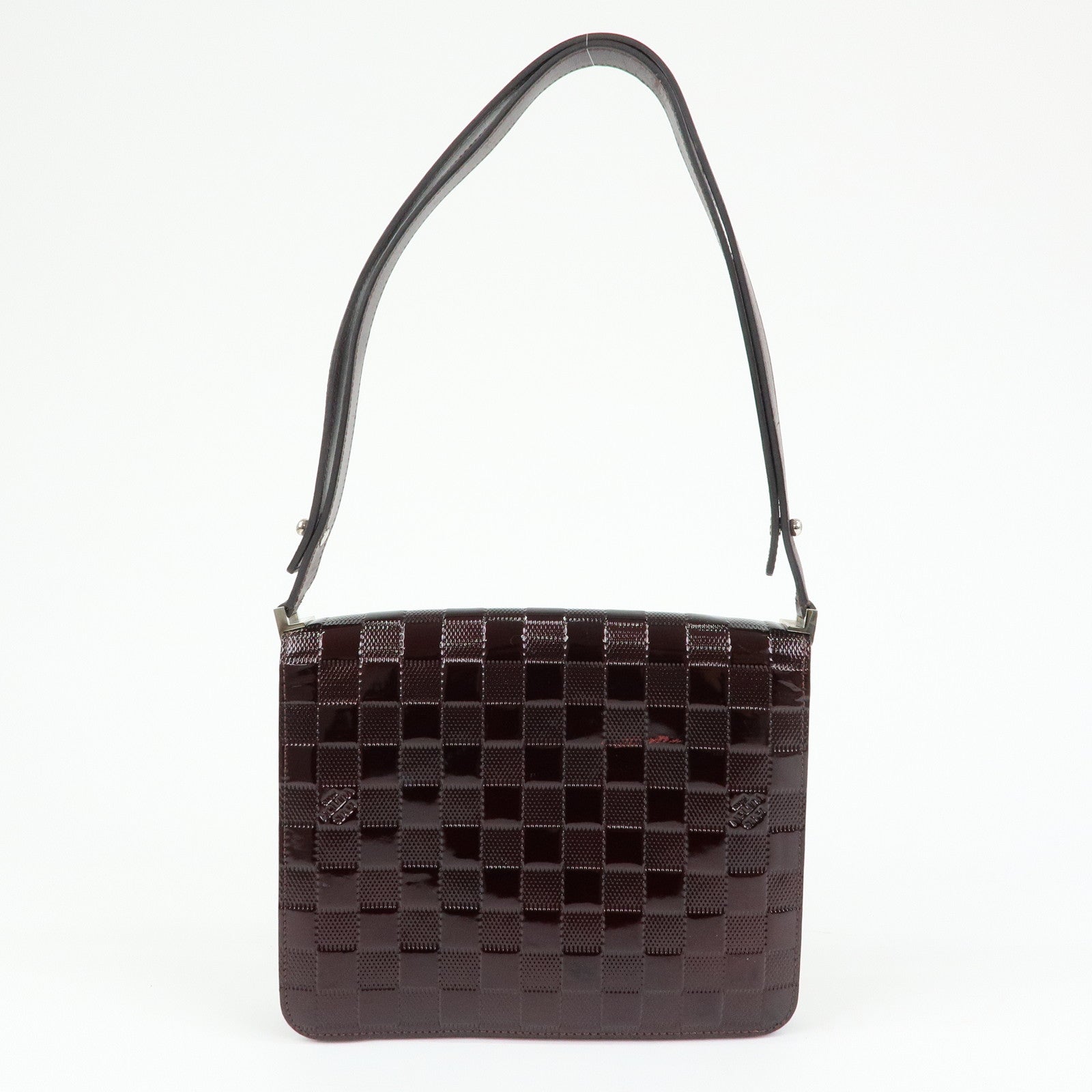 Louis Vuitton Damier Vernis Cabaret Shoulder Bag Bordeaux M92124
