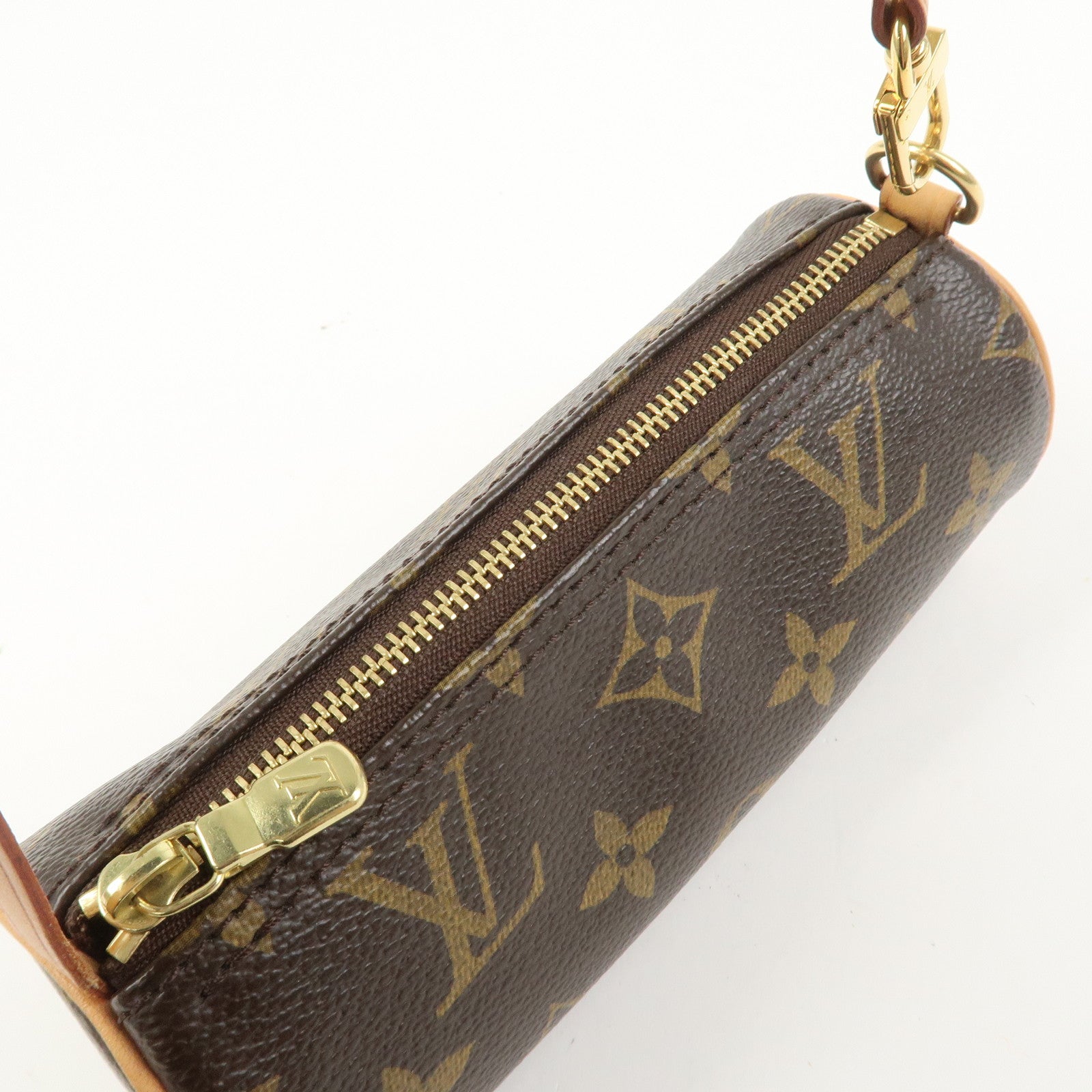 Louis Vuitton Monogram Mini Pouch for Papillon Bag Brown