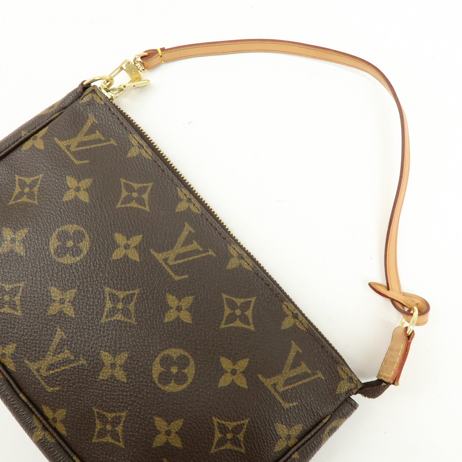 Louis Vuitton Monogram Pochette Accessoires Pouch Hand Bag M51980